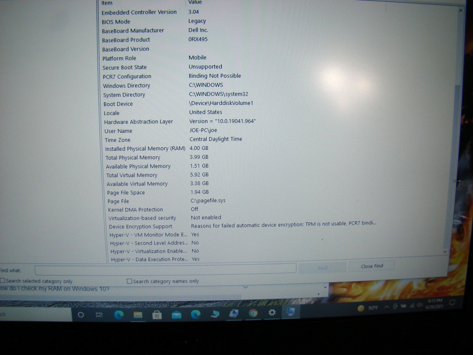 Dell Latitude E6400 Core 2 Duo T9600 2.80GHz Laptop Win10 64 SSD 4GB Lght Sensor