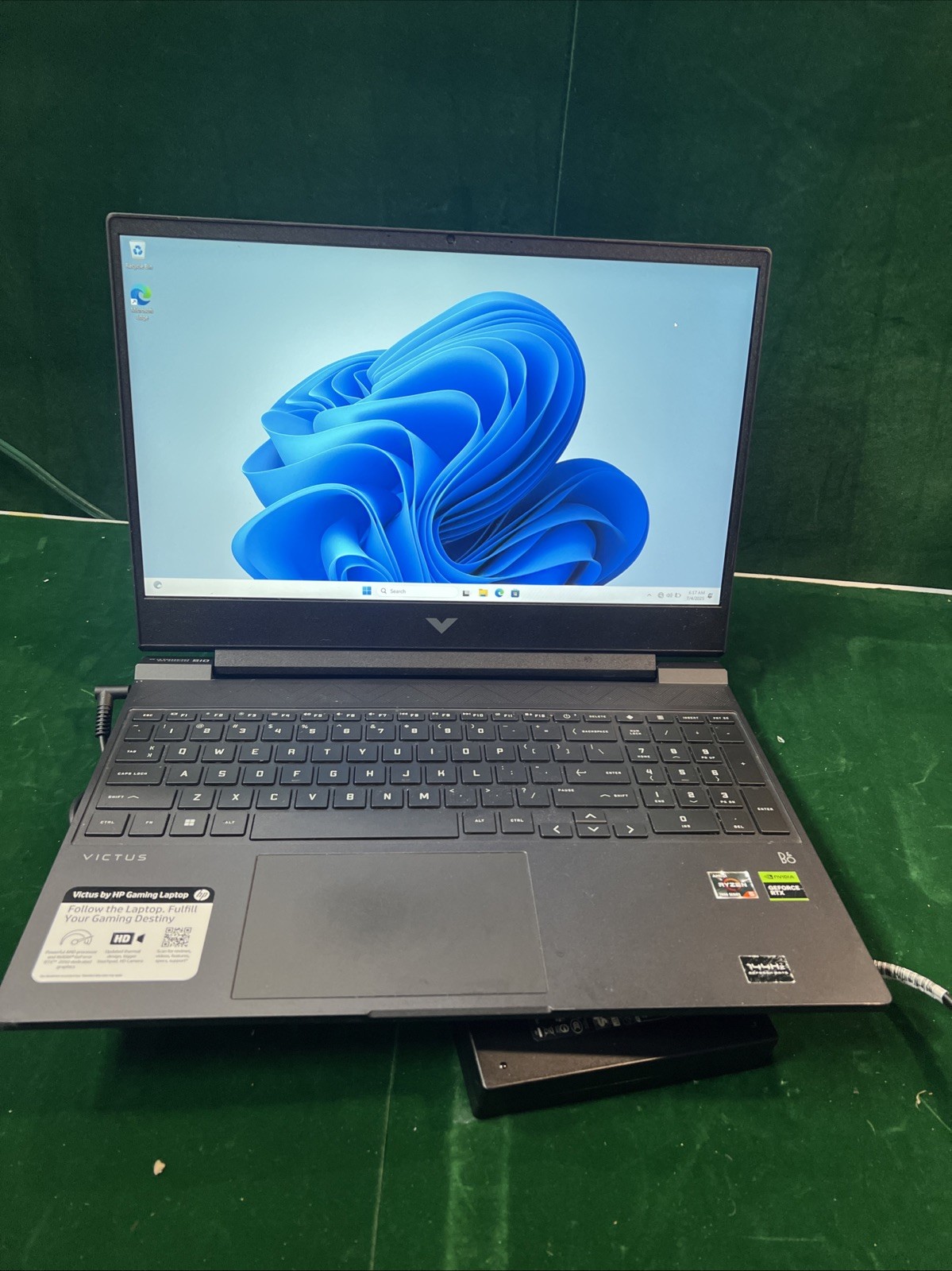 HP Victus Gaming Laptop 15.6″ FHD Ryzen 5 7535HS RTX 2050 24GB RAM 512GB SSD