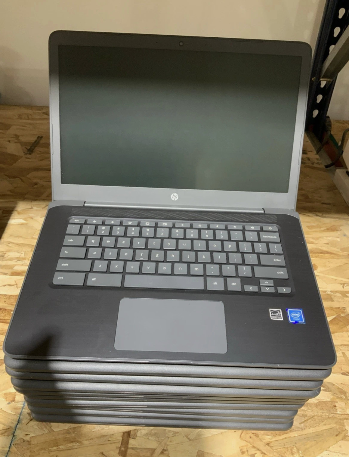Lot of 10 HP Chromebook 14 G5 Intel N3450 1.1GHz | 4GB |32GB Touch Screen Laptop