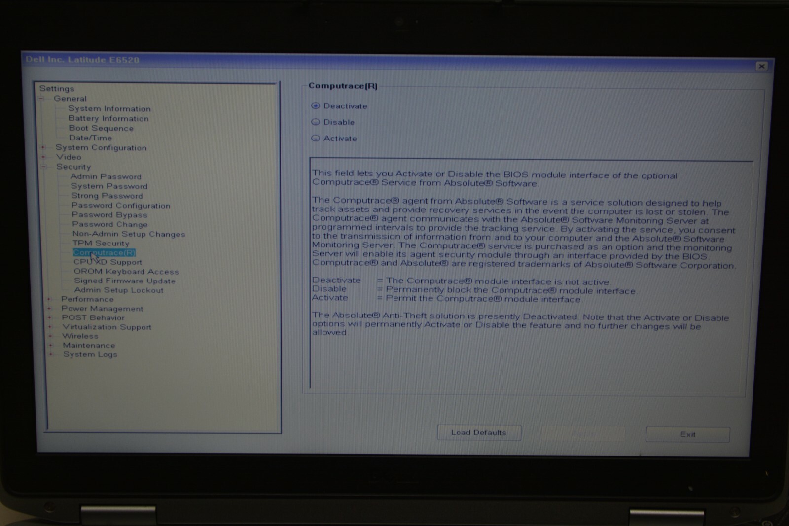 Dell Latitude E6520 Intel Core i7-2720QM 2.20GHZ 4GB Ram No HD #Z449