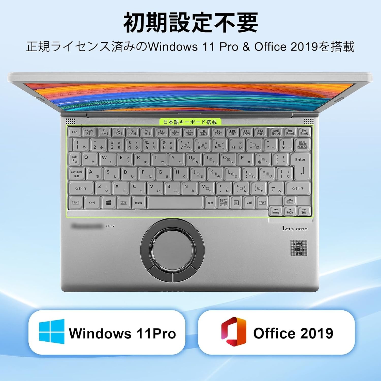 Panasonic Let’s note CF-SV9 i5-10310U 8GB 256GB SSD 12.1″ WUXGA Win11 Pro