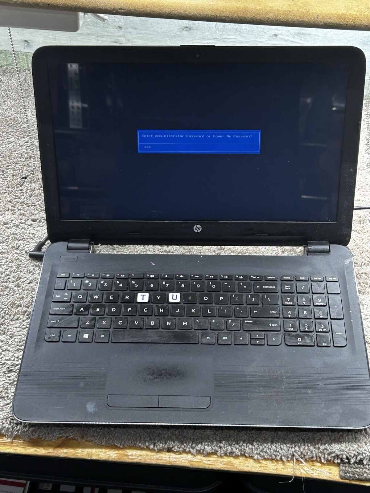 HP 15 Pavilion AMD A6-7310 2.00GHz 4GB Ram Boot to BIOS 27393