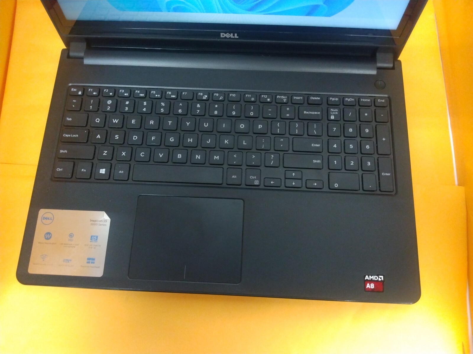 DELL INSPIRON 5555 AMD A8 7410 2.2GHz 6GB Ram 500GB HDD 15.6” TOUCHSCREEN WIN 11