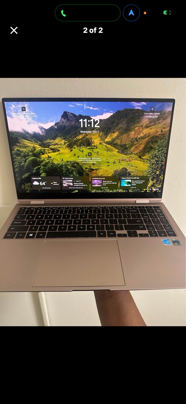 Samsung Notebook 9 15.6″ i7 2.80GHz 16GB RAM 512GB SSD Win 10 Rose Gold
