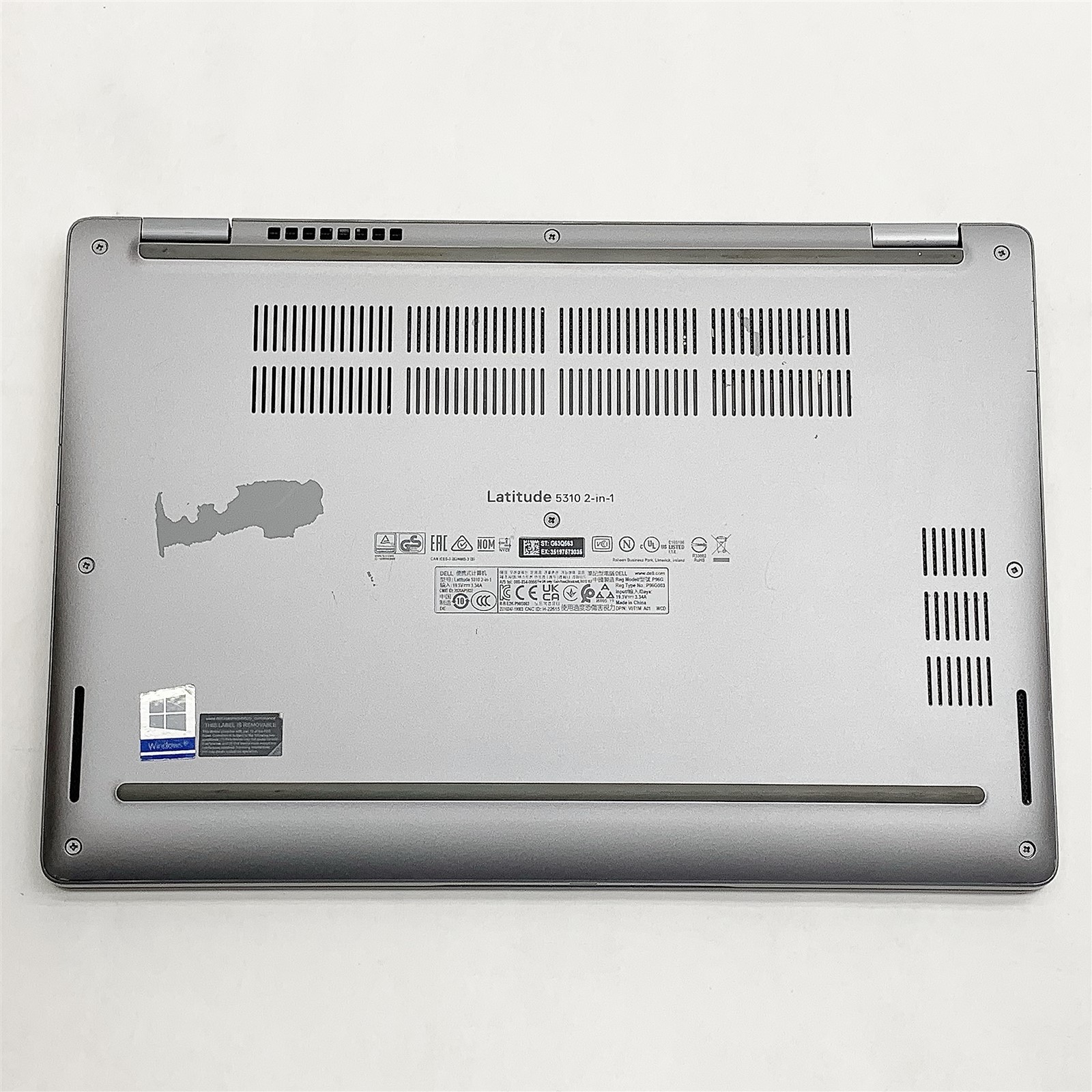 Dell Latitude 5310 Laptop Intel i7 10610U 1.80GHZ 13.3″ Touch FHD 16GB NO HDD
