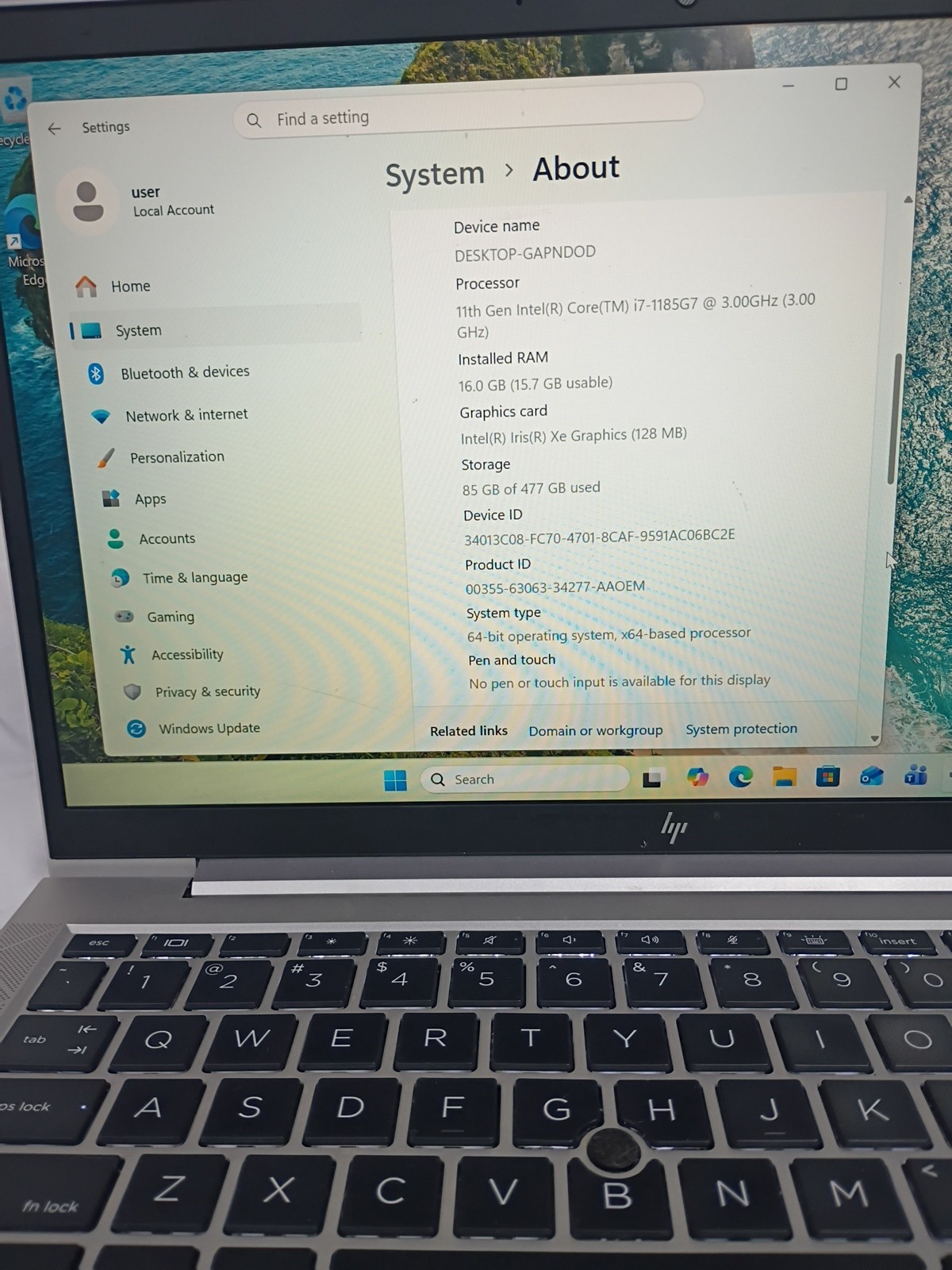 HP Elitebook 840 G8 Notebook PC