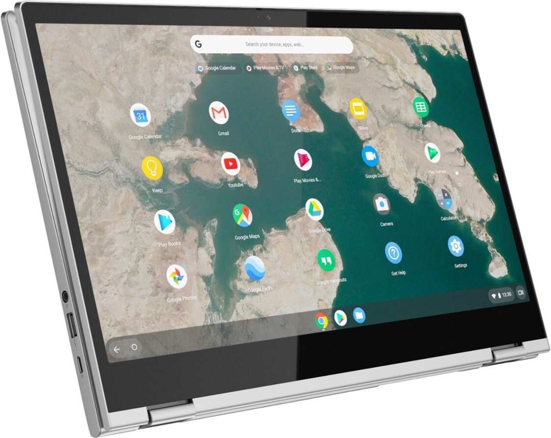 Lenovo 2-in-1 15.6″ Touch FHD Chromebook, Intel 2-Core i3, 4GB RAM, 64GB eMMC