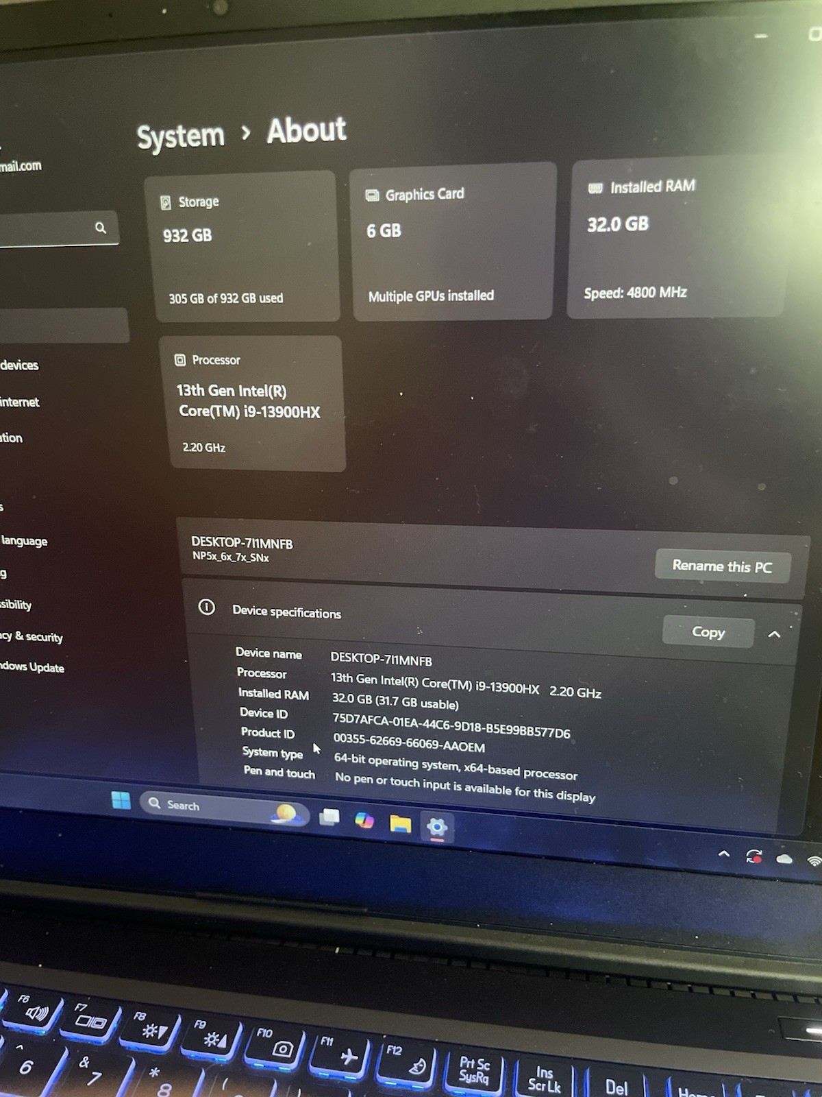 Gaming Laptop High-Performance CLEVO|15.6 FHD 144Hz|INTEL i9-14900HX |RTX 4050