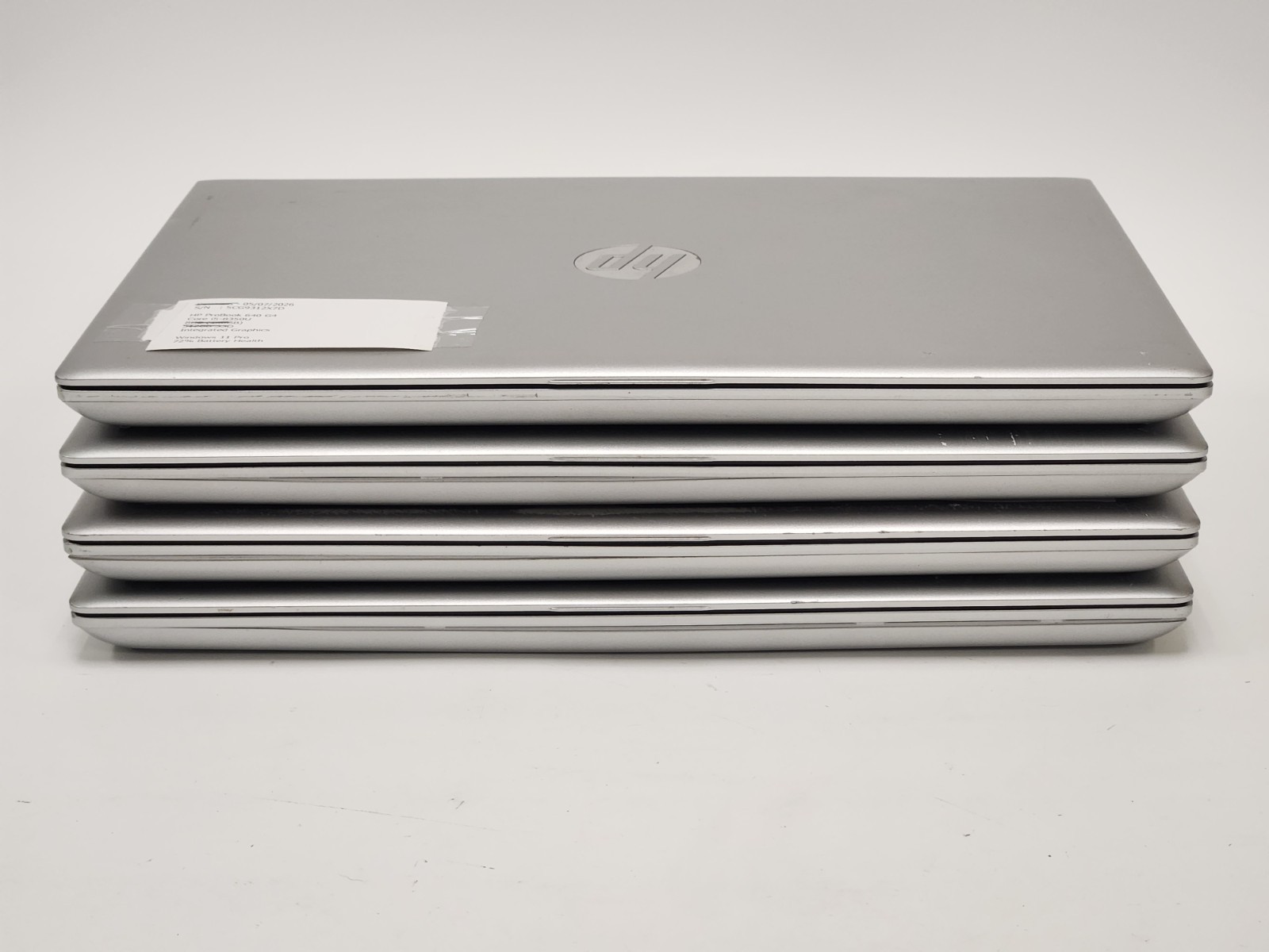 Lot of 4 HP ProBook 640 G4 14″ Laptop i5-7th Gen i5-8th Gen 2.6GHz NO RAM/SSD