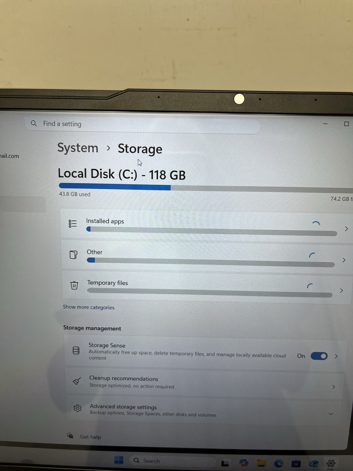 RCA 15.6″ RWCN11554-GRY Touchscreen 4GB RAM 128GB