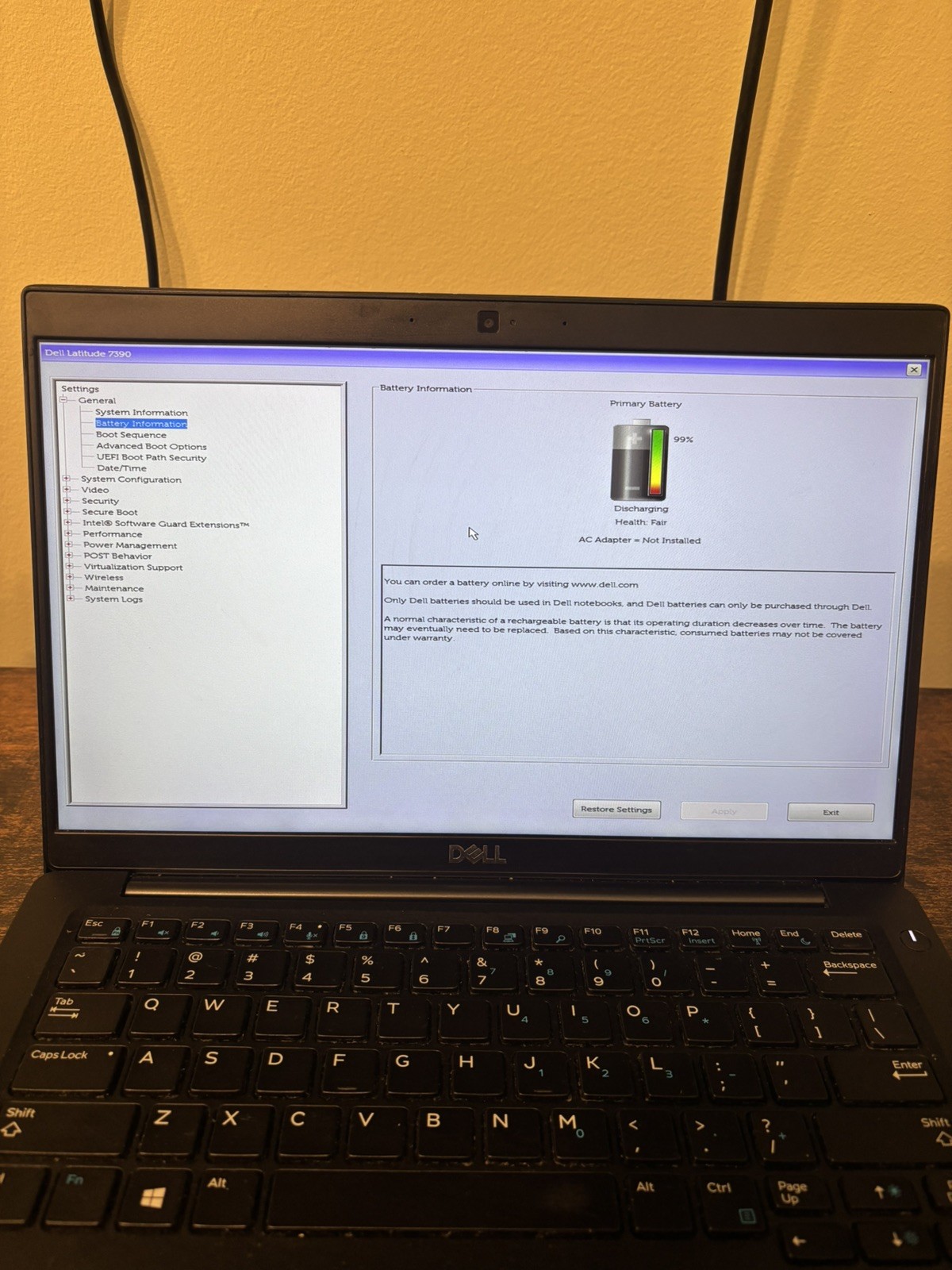 Dell Latitude 7390 i5-8250U 8GB RAM 250GB SSD 13.3” Win11 Pro No Charger