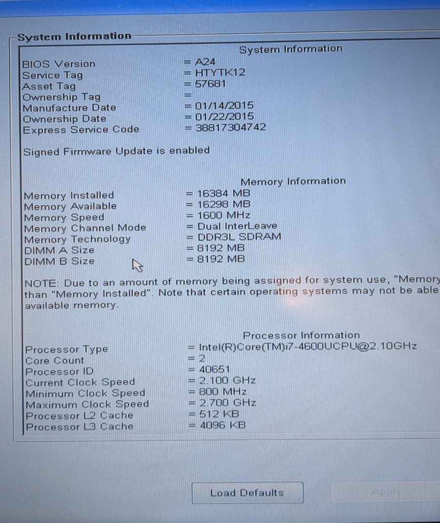 Dell Latitude E5540 Laptop i7-4600U 16GB 256GB SSD nVidia graphics Windows 11