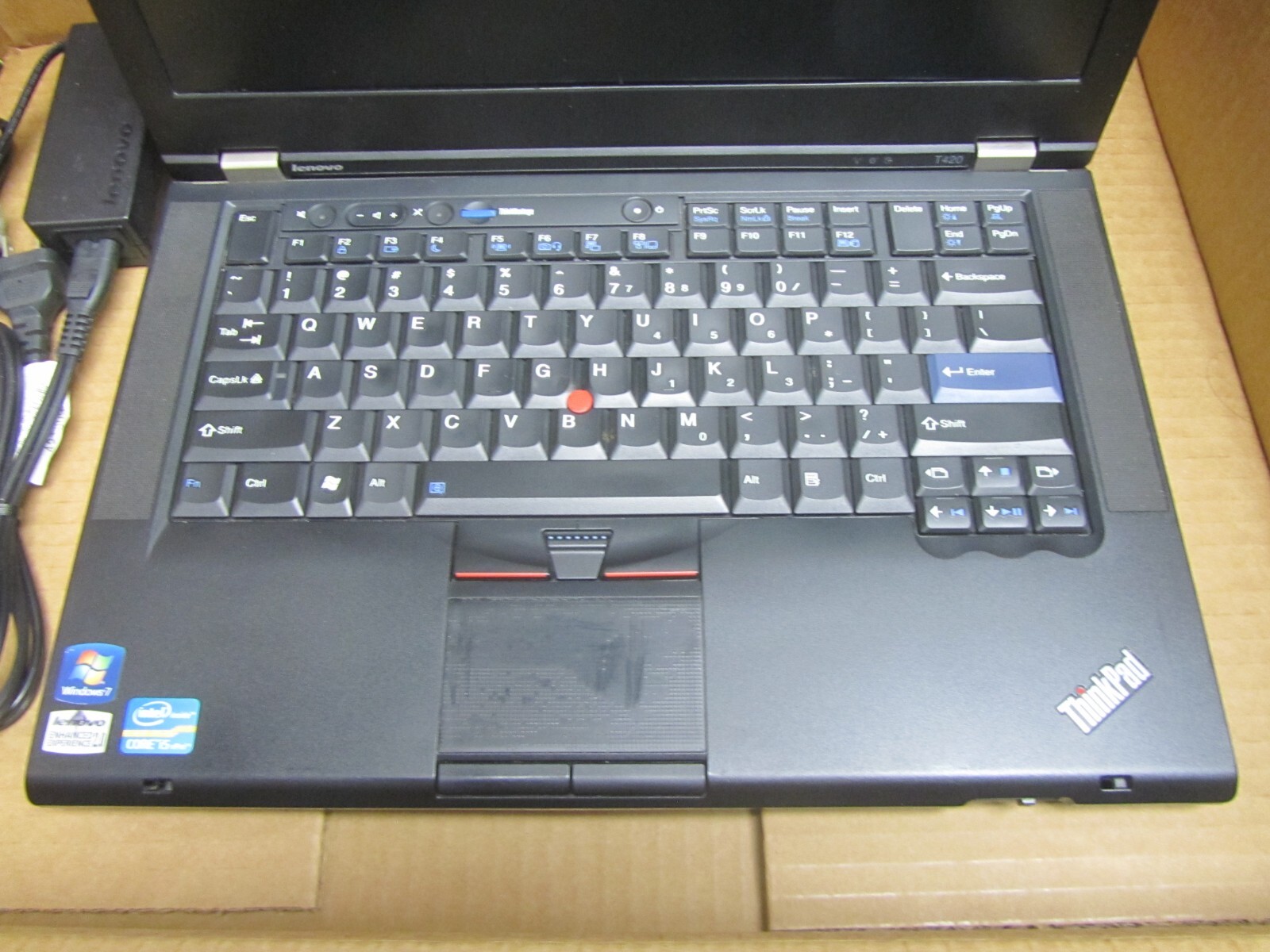 Used ThinkPad T420 i5-2520M 8GB RAM, NEW 1 TB SSD, 14″ 1366×768 LCD, Win 7 Pro64