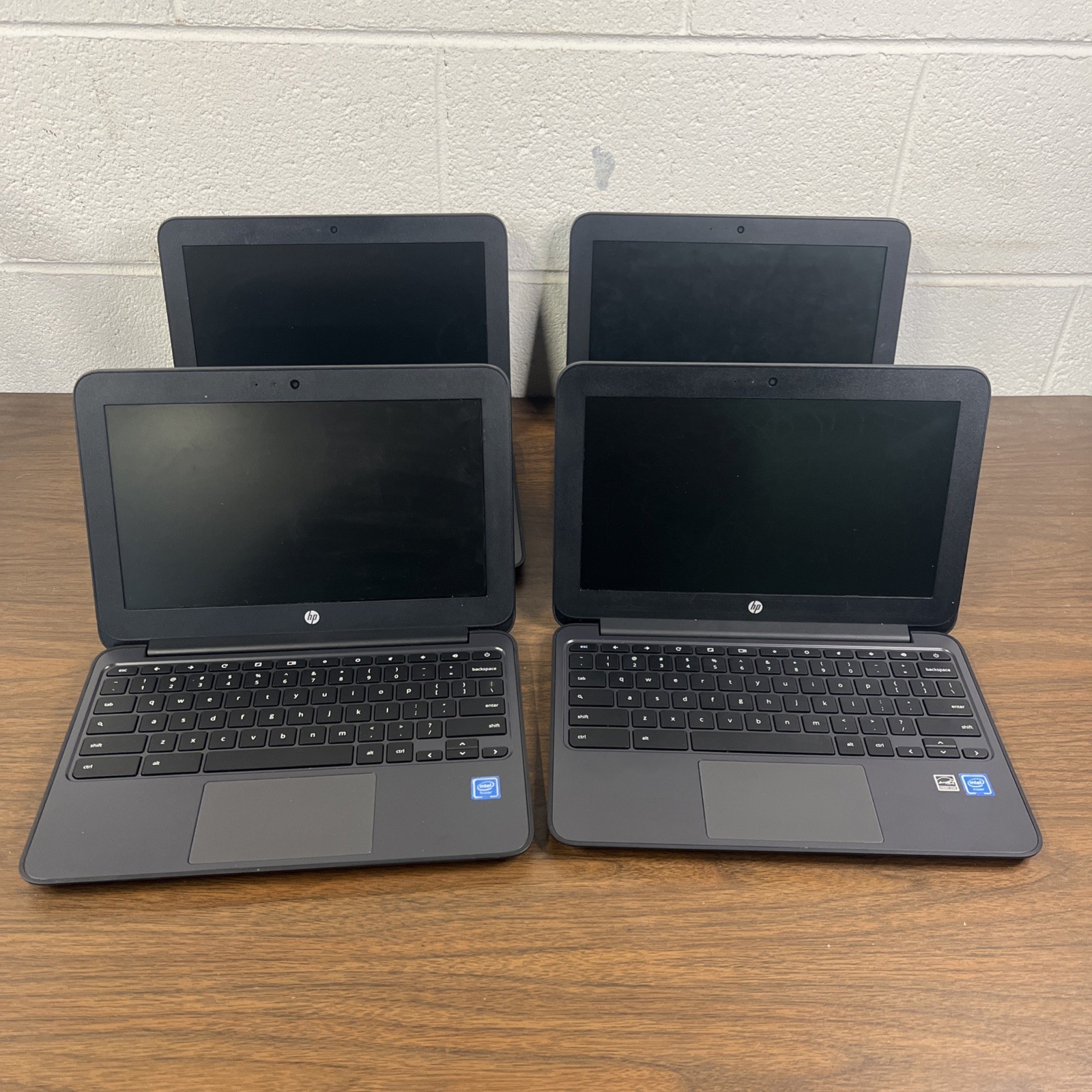 Lot 4 HP Chromebook 11 G5 EE PARTS/REPAIR – ⚠️ POWER ON, BAD BATTERIES