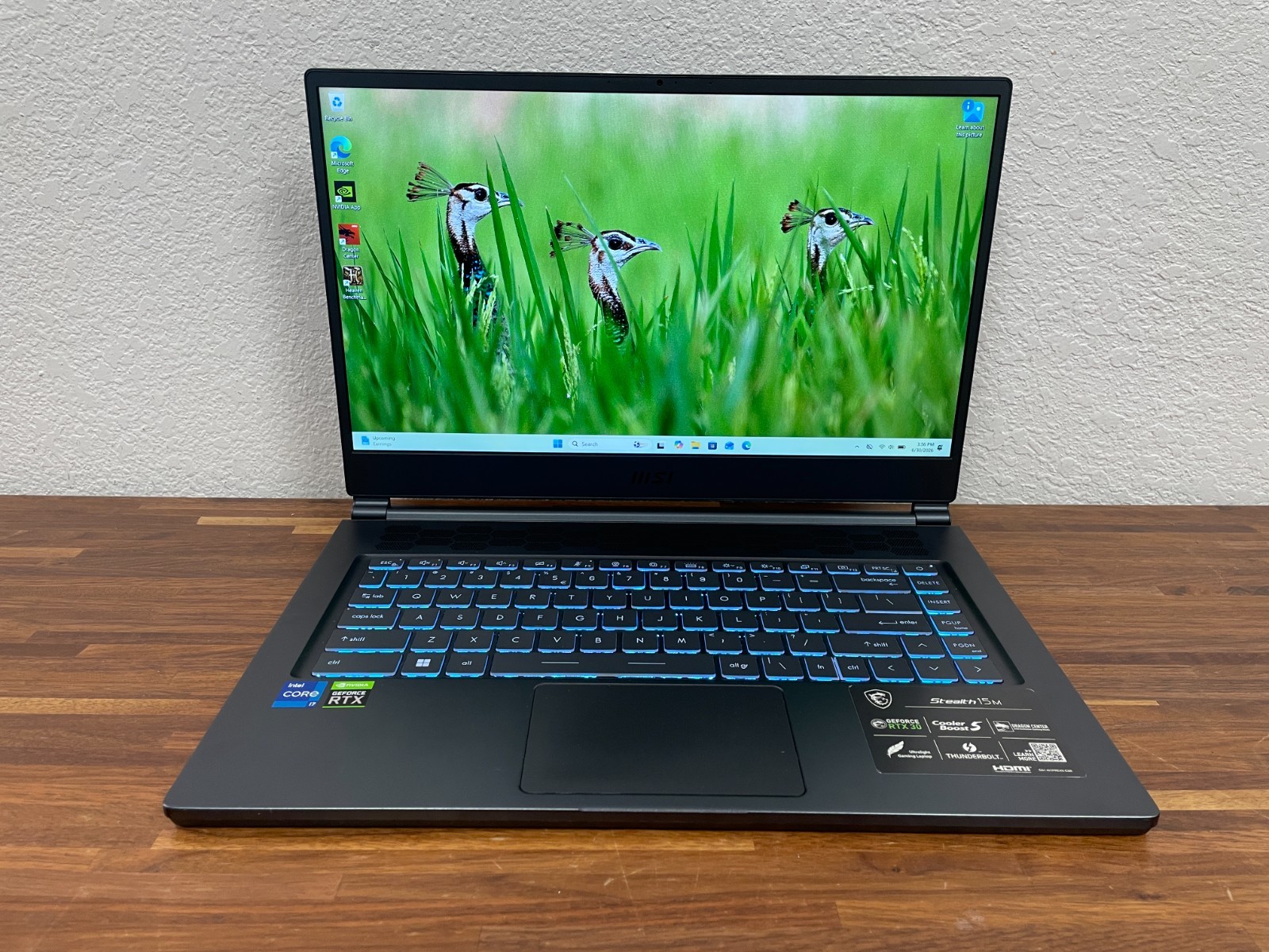 MSI Stealth 15M A11UEKV 15.6″ i7-11375H 3.3GHz 16GB RAM 512GB SSD RTX 3060