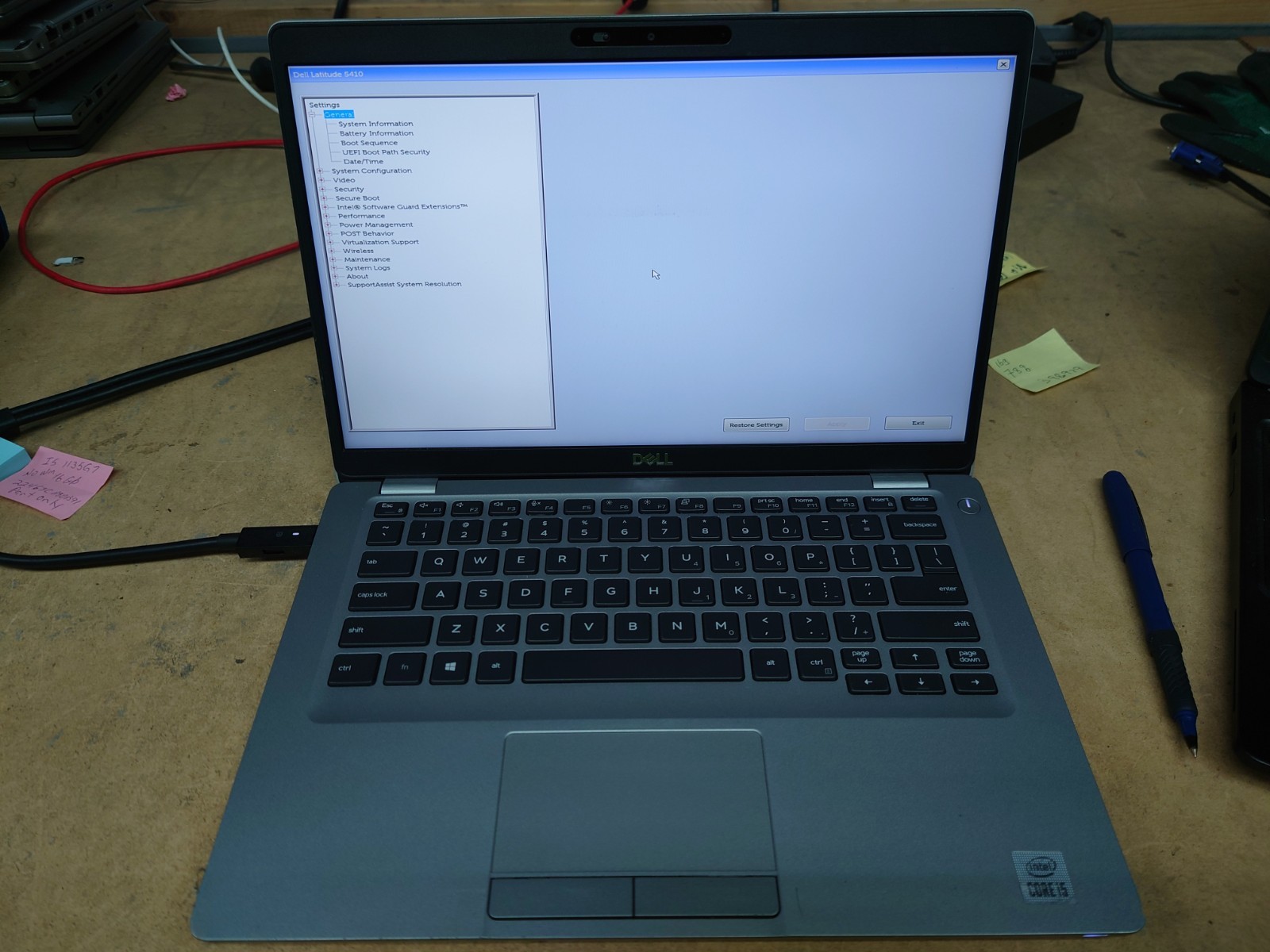 Dell Latitude 5410 14″ FHD i5-10310U 16GB RAM No OS/SSD