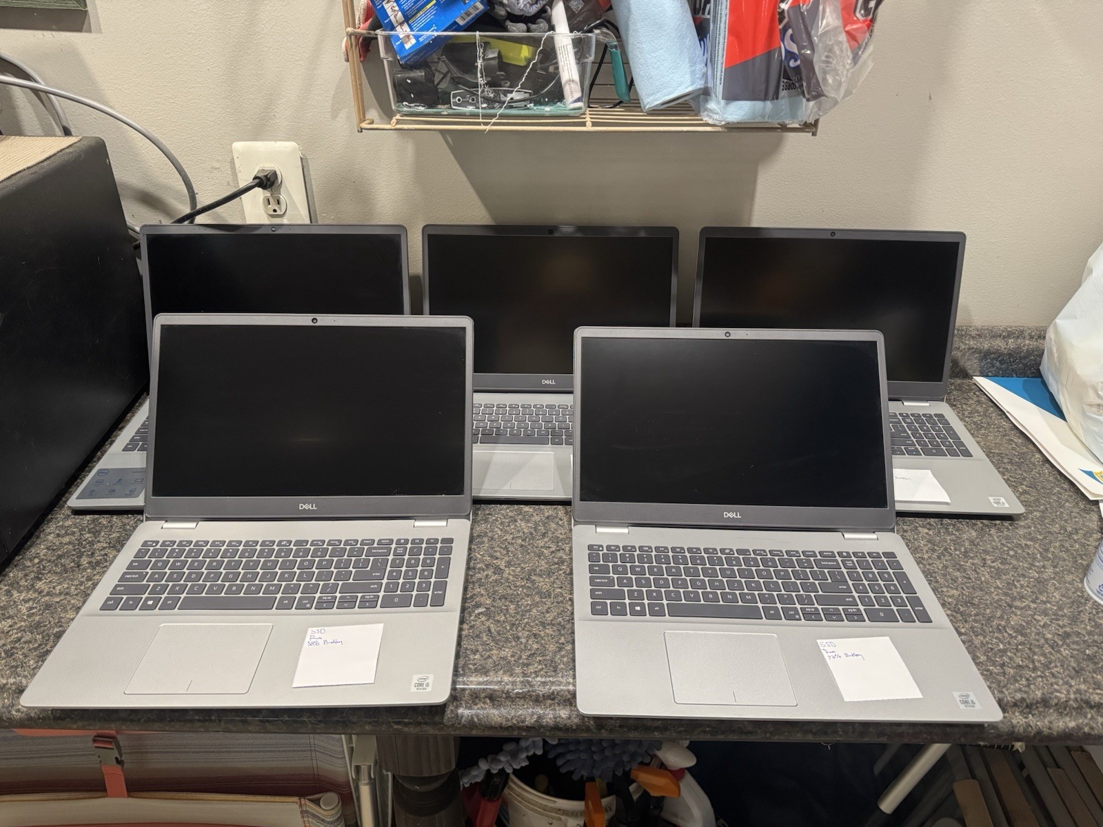 Dell Inspiron 5593 Laptop Lot Functional Intel I5-1035G1 No Ram No SSD Good Batt