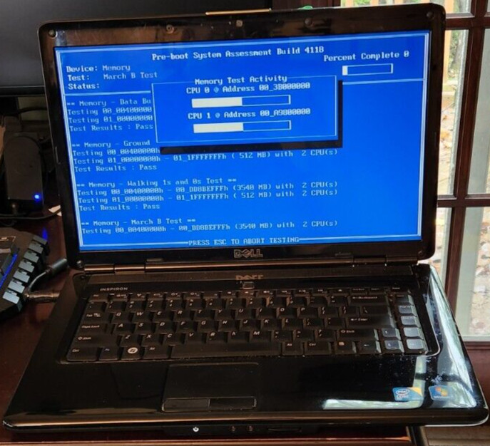 Dell Inspiron 1545 15.6” T6600 2.2GHz AC Adapter 750GB SSD Windows 10