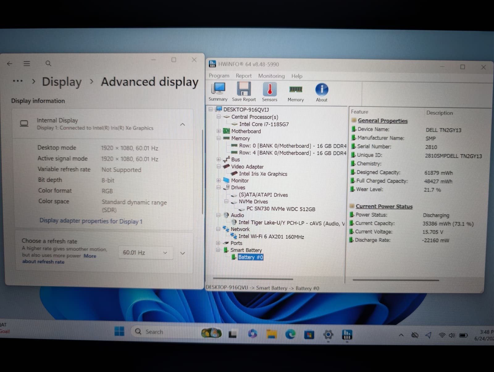 Dell Latitude 5320 2-in-1 TouchScreen | i7 11th Gen 32GB RAM 512GB SSD | Backlit