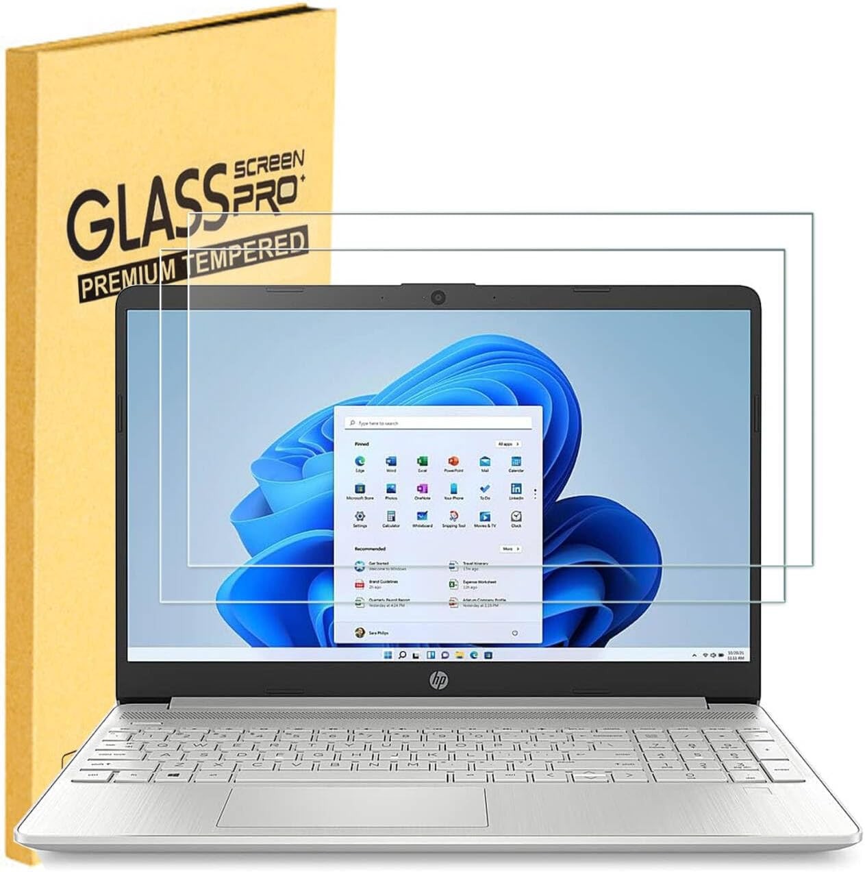 2 Pack Tempered Glass Screen Protector for HP OmniBook 3/5/7 16/OMEN 16/Envy 16