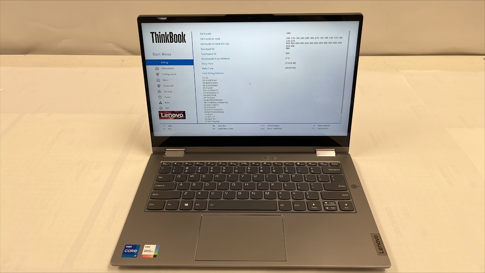 Lenovo Thinkbook Yoga 14s i7 11th Gen 16GB 512GB 14″ Touch 20WE0018US NO OS