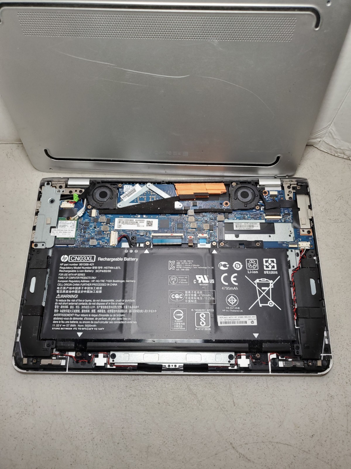 HP ENVY 13-AB016NR 13.3″ Laptop Core i5-7200U 8GB RAM No SSD/OS! #69