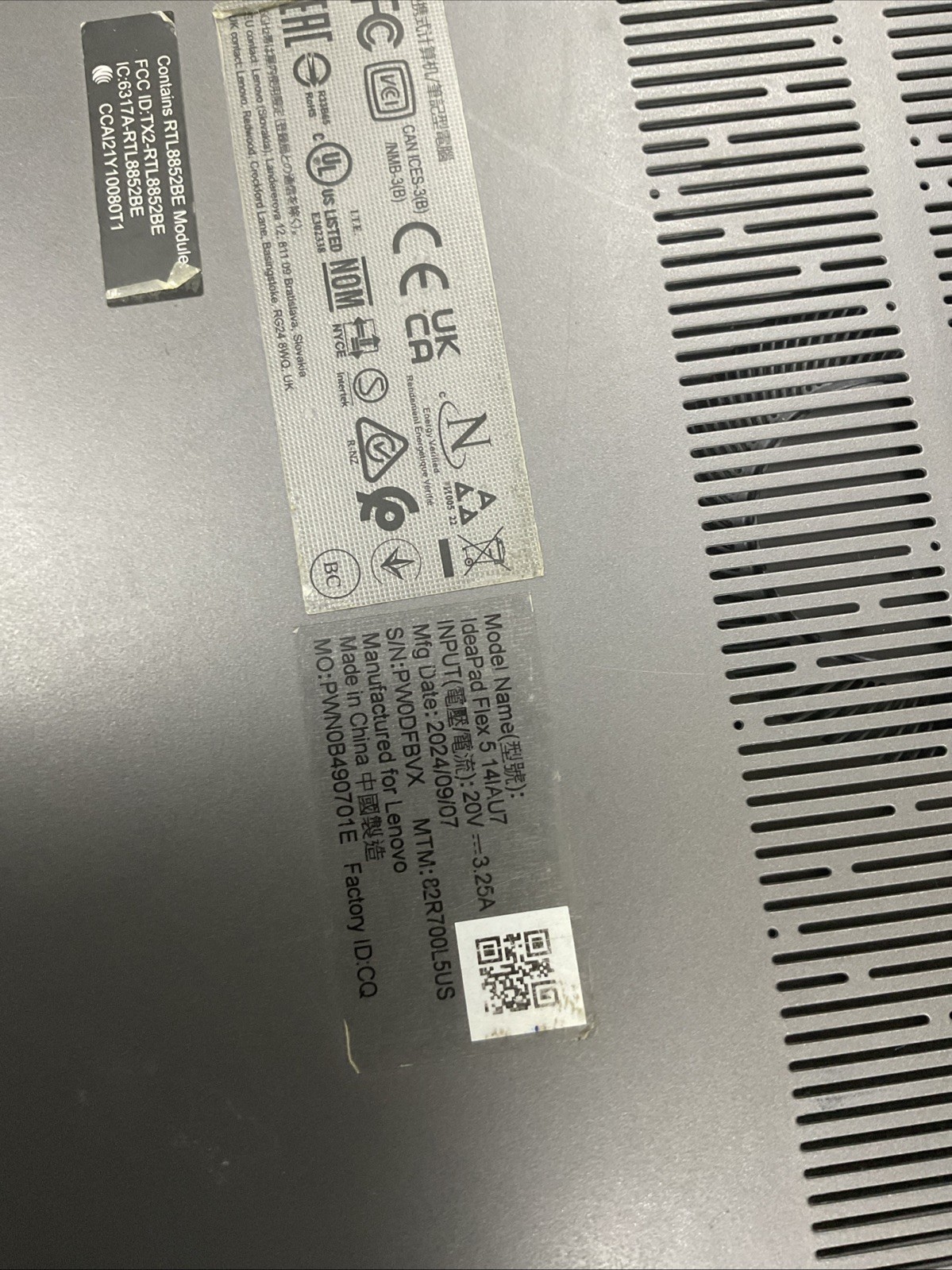 lenovo ideapad flex 5 14iau7
