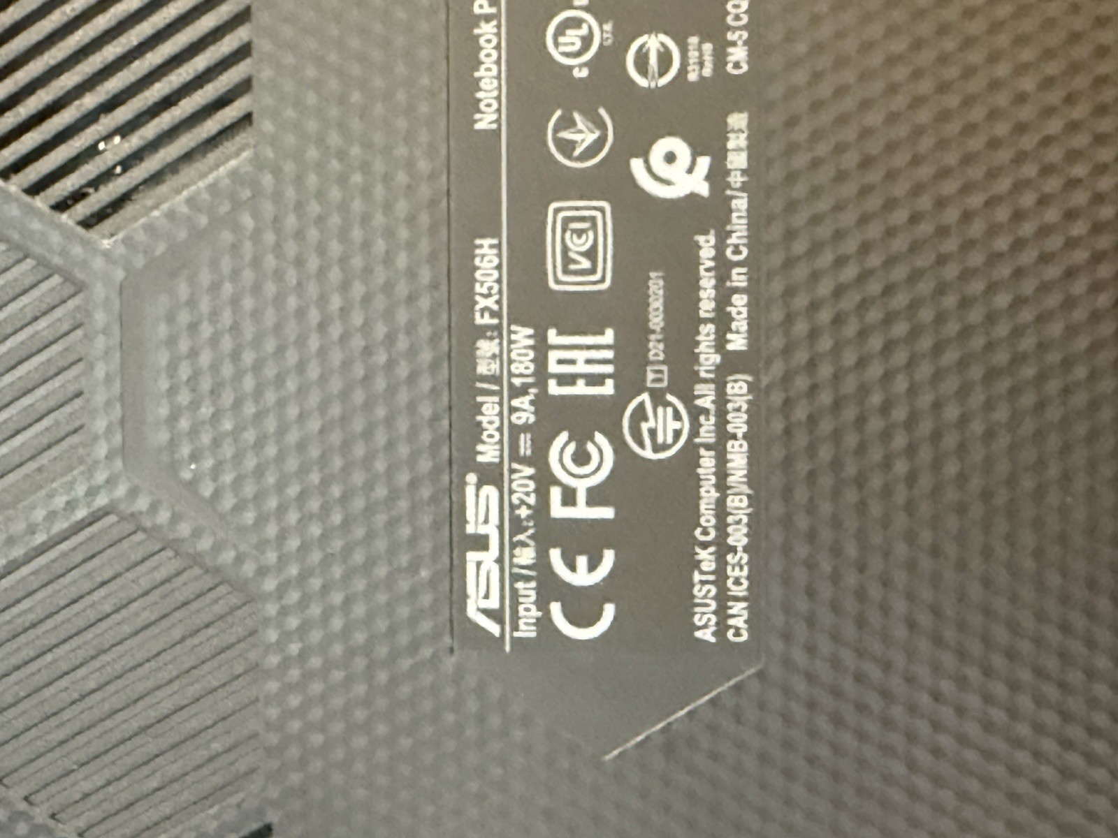 Asus TUF F15 FX506H 15.6″ i5-11400H 2.7GHz 8GB RAM 512GB SSD GeForce RTX 3050