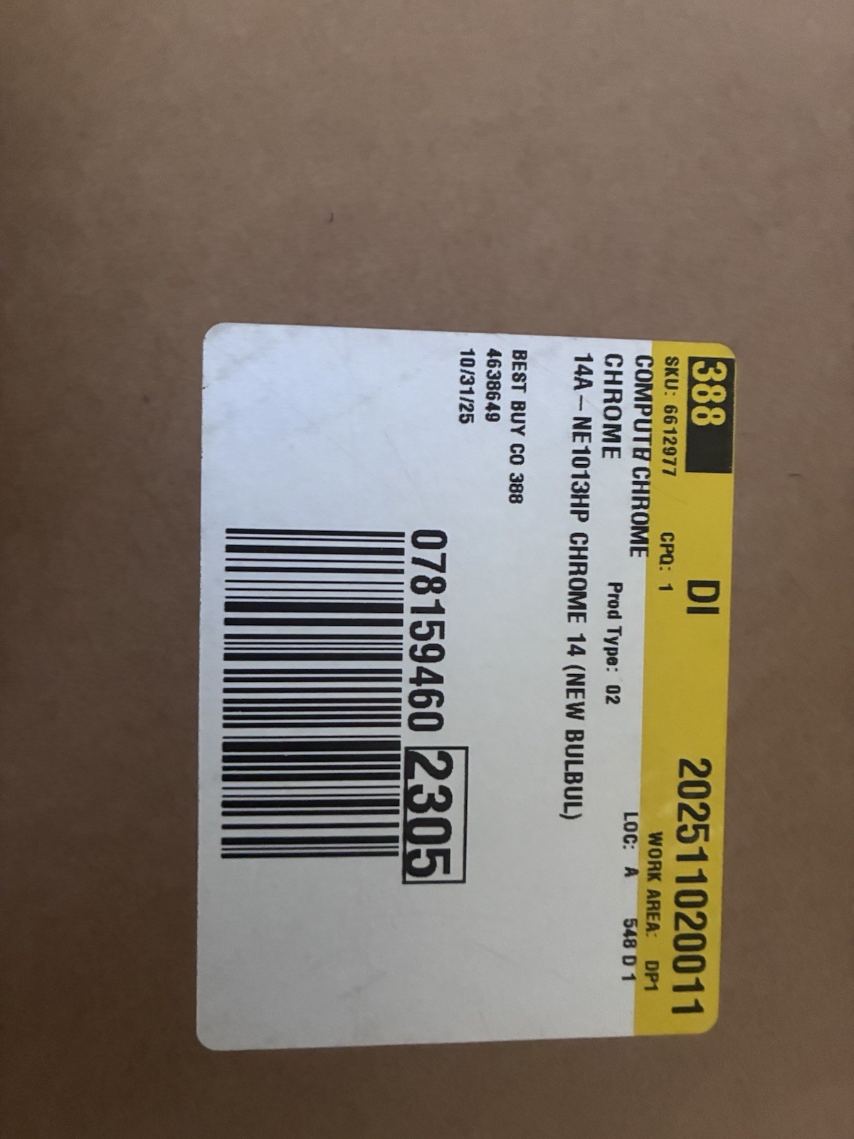 HP Chromebook 14a-ne1013hp 14in Intel 4GB 32GB eMMC Chrome OS Silver +Chgr