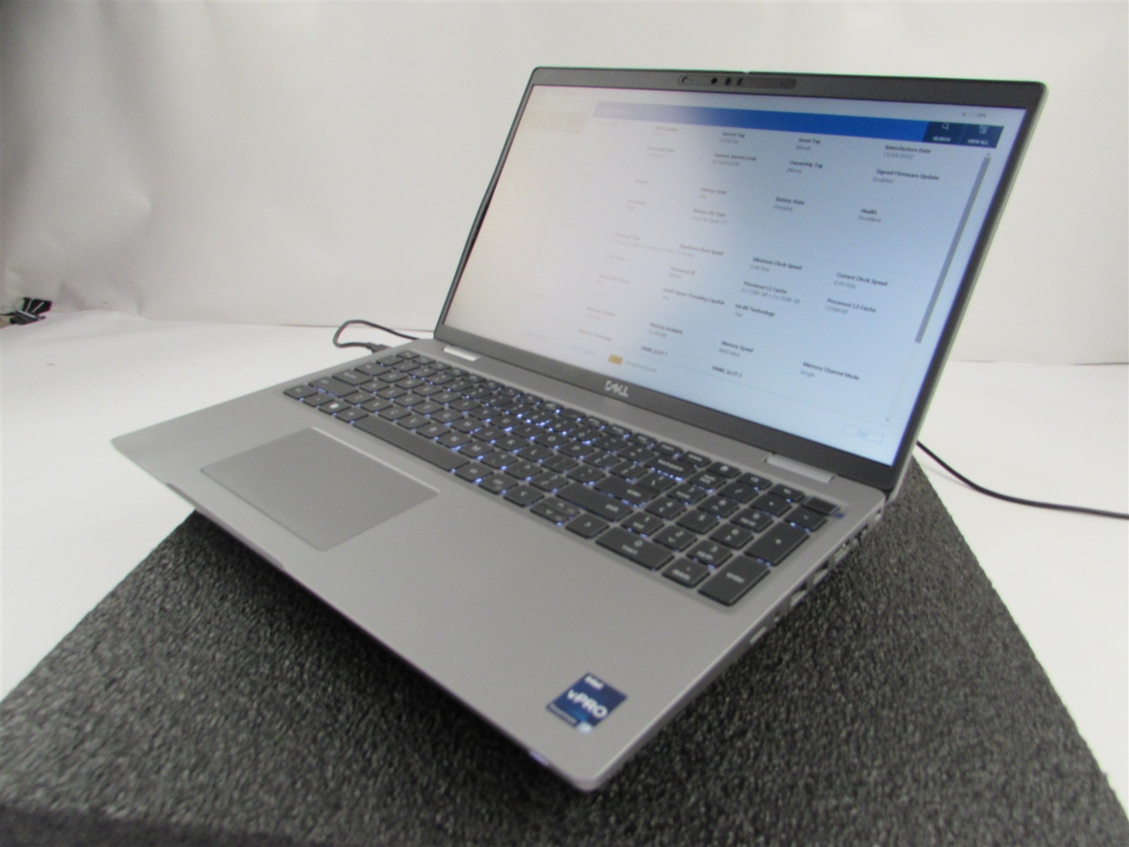 DELL PRECISION 3570 1920X1080 FHD CORE I7-1265U 256GB SSD 16GB RAM T550 NO O.S