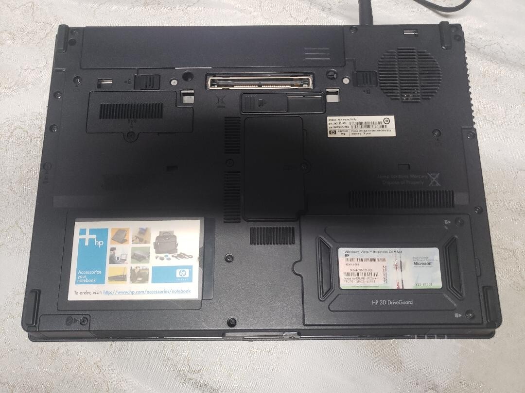 Lot of ( 2 ) HP Compaq 6910p Laptop Core 2 Duo T7100 – 2GB RAM No HDD