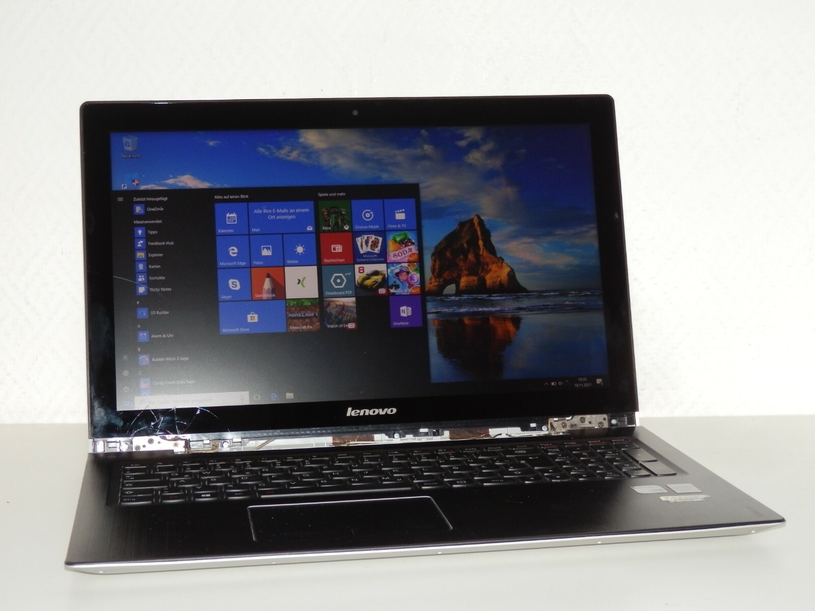 Lenovo IP U530 Touch, Intel i7-4500U, 4GB 500GB HDD 15.6″ FHD GT 730M Part Faulty