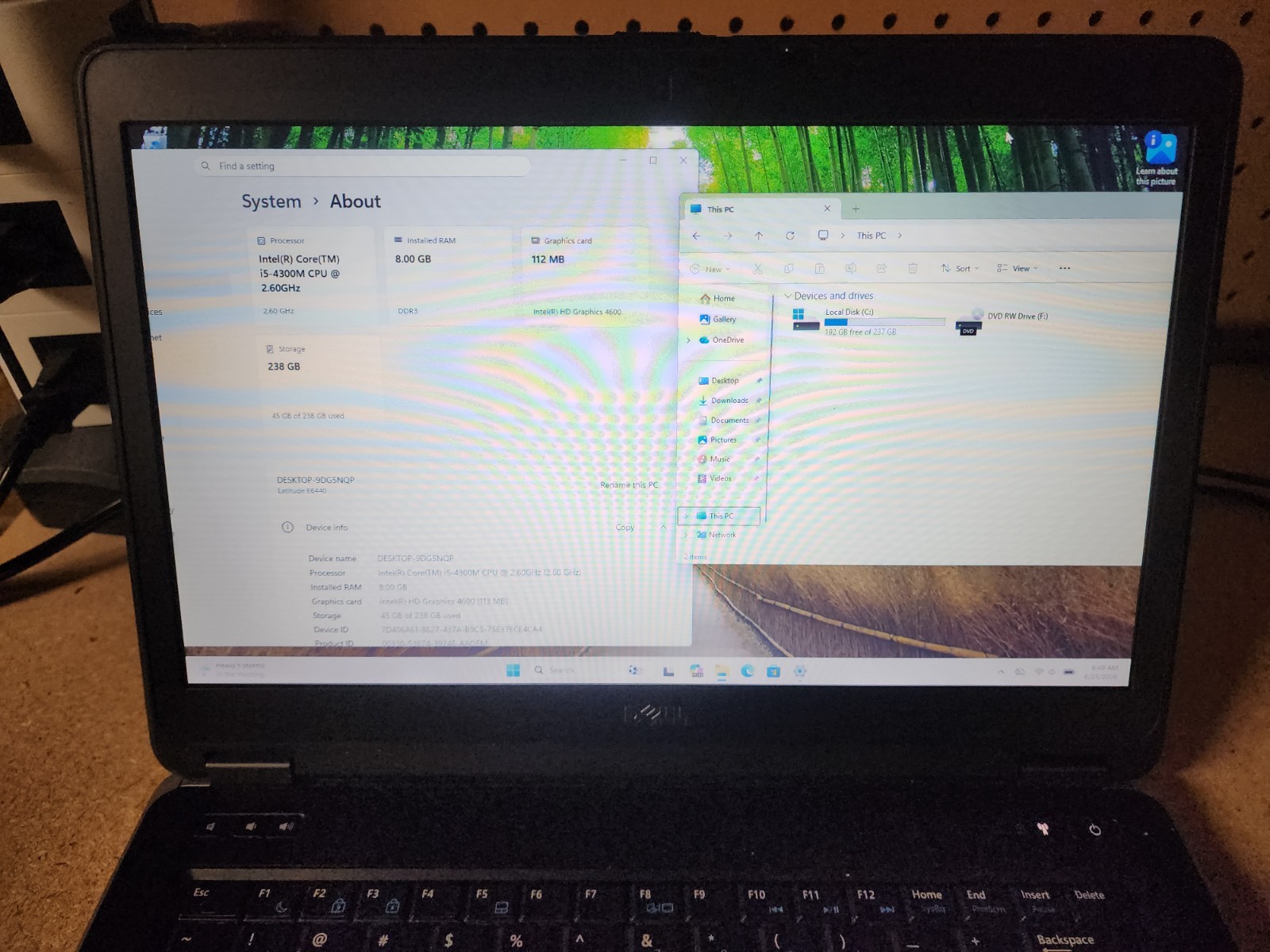 Dell Latitude E6440 i5-4300M 2.6GHz 8GB RAM 256GB SSD Win 11 Pro