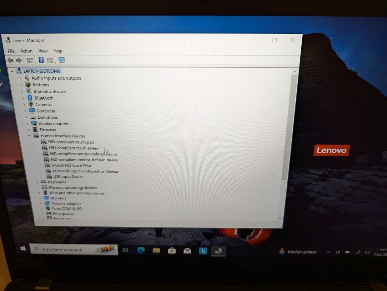 Lenovo T14 G1 i7-10610U 48GB RAM/500 GB SSD – Win 10 Pro TOUCHSCREEN Jan 25 WTY