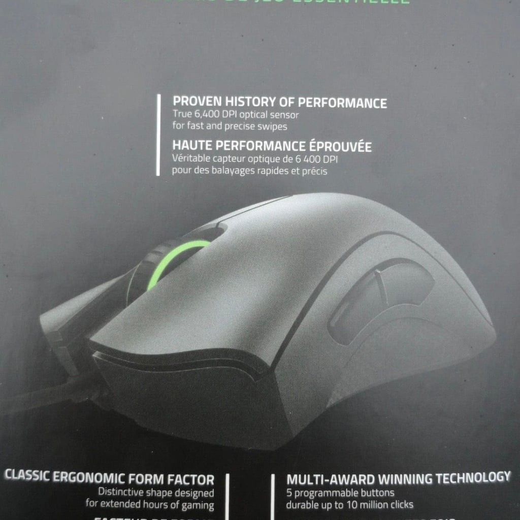 Razer DeathAdder Essential Wired Optical Gaming Mouse – Classic Black… 8100561