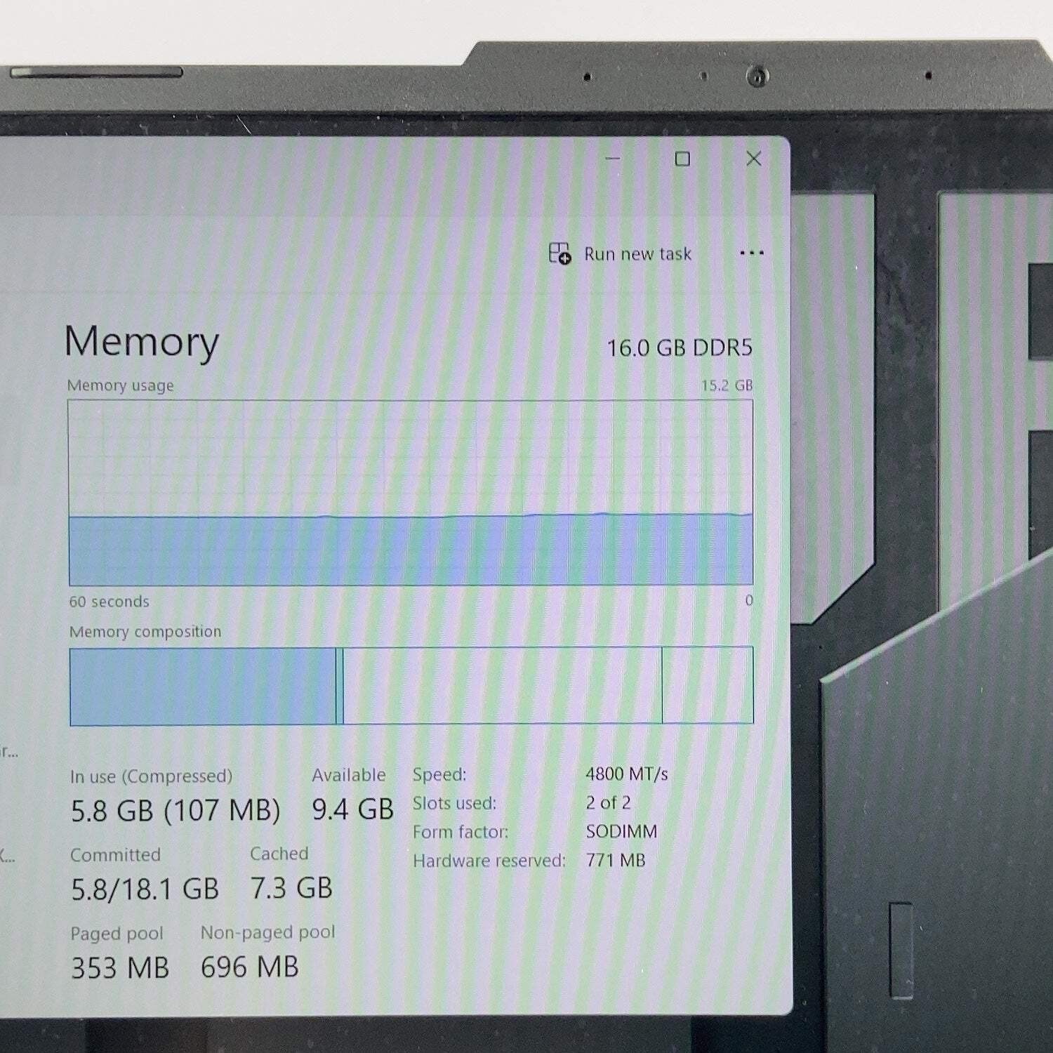 Asus TUF A15 FA507RE Ryzen 7 6800H 16GB RAM 512GB SSD GeForce RTX 3050 Ti