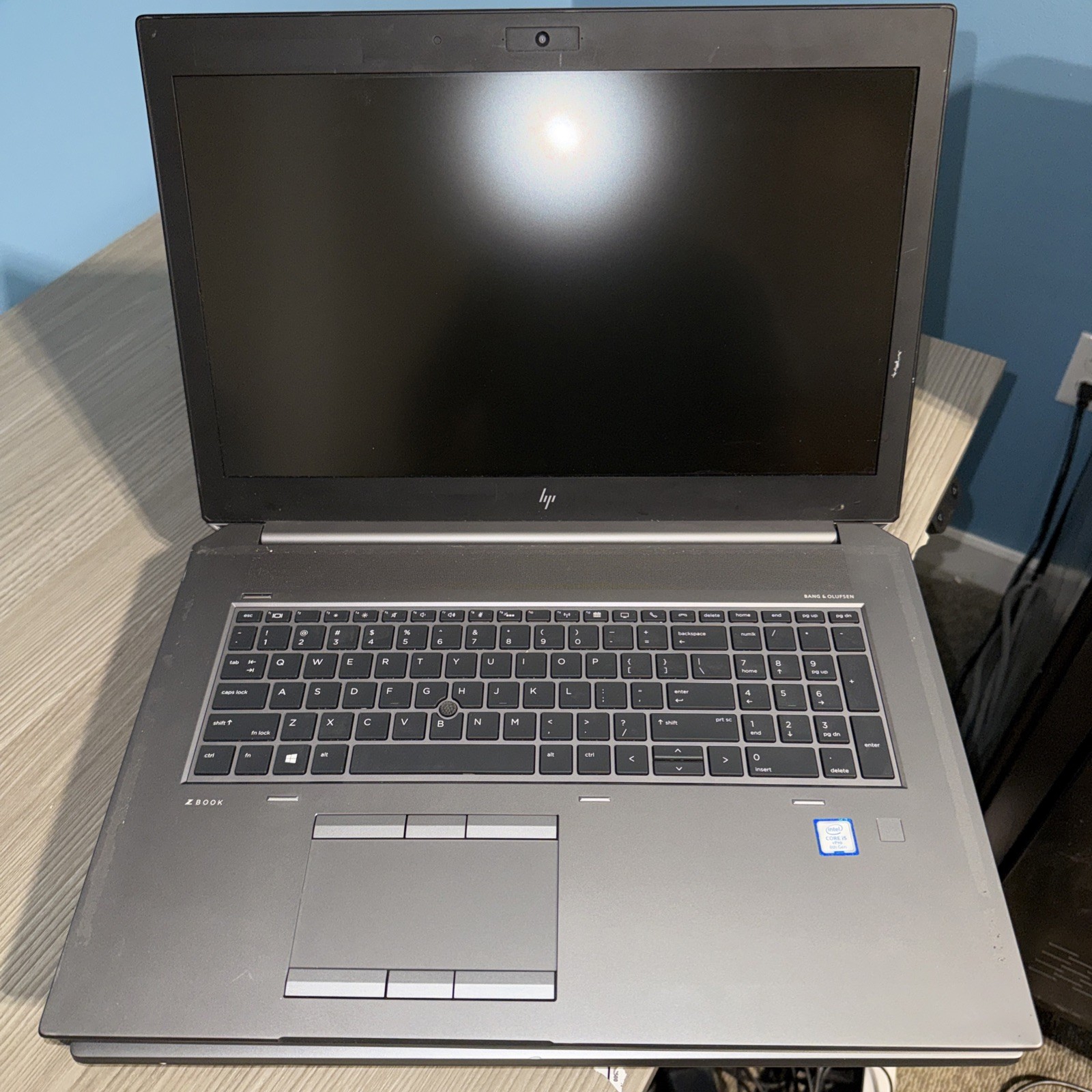 Lot of (4) HP ZBook 17 G5 G6 17″ Laptops Intel Core i5 8th 9th Gen 8GB RAM *READ