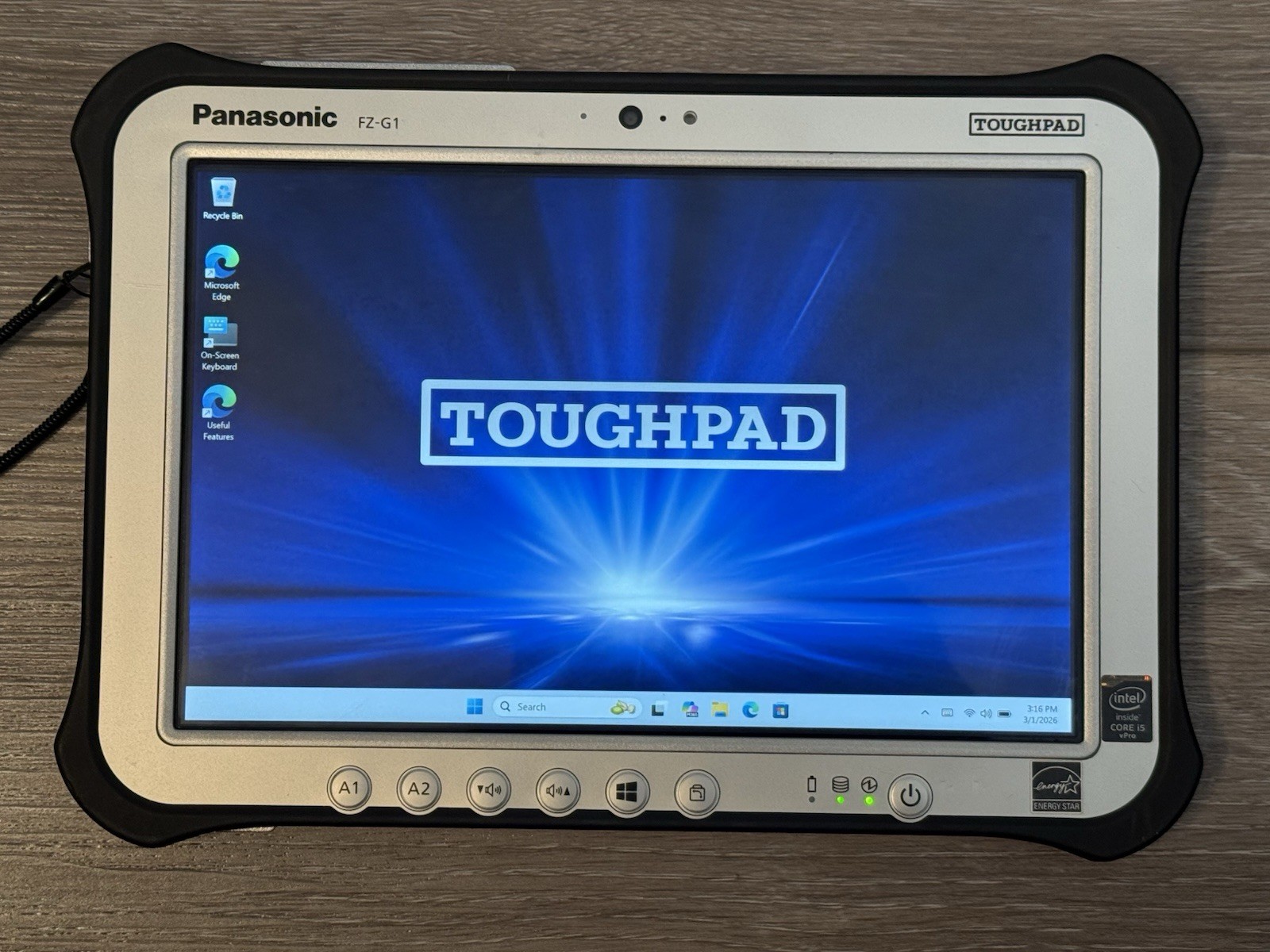 Bios Lock Panasonic Toughpad FZ-G1 10.1″ Core i5 8GB RAM 128gb SSD Ethernet
