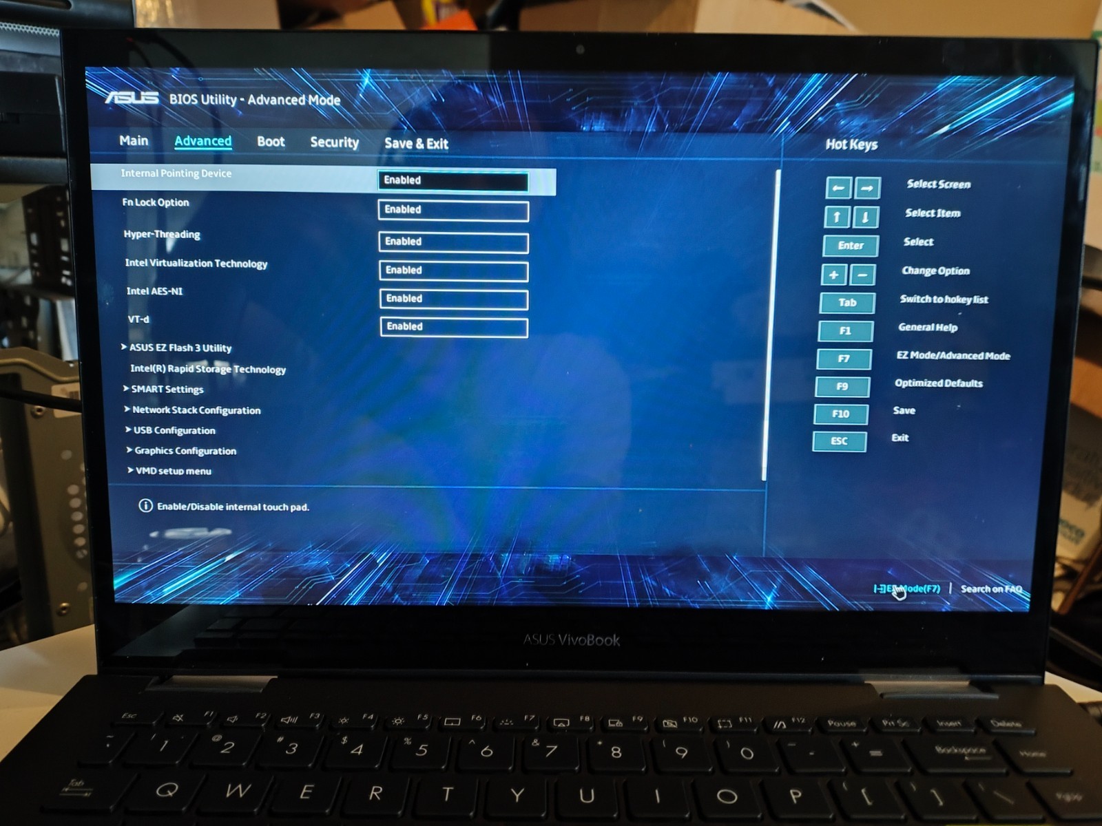 ASUS VivoBook 14″ (256GB SSD, Intel Core i3, 3GHz 11th Gen, 4GB,TouchScreen,Flip