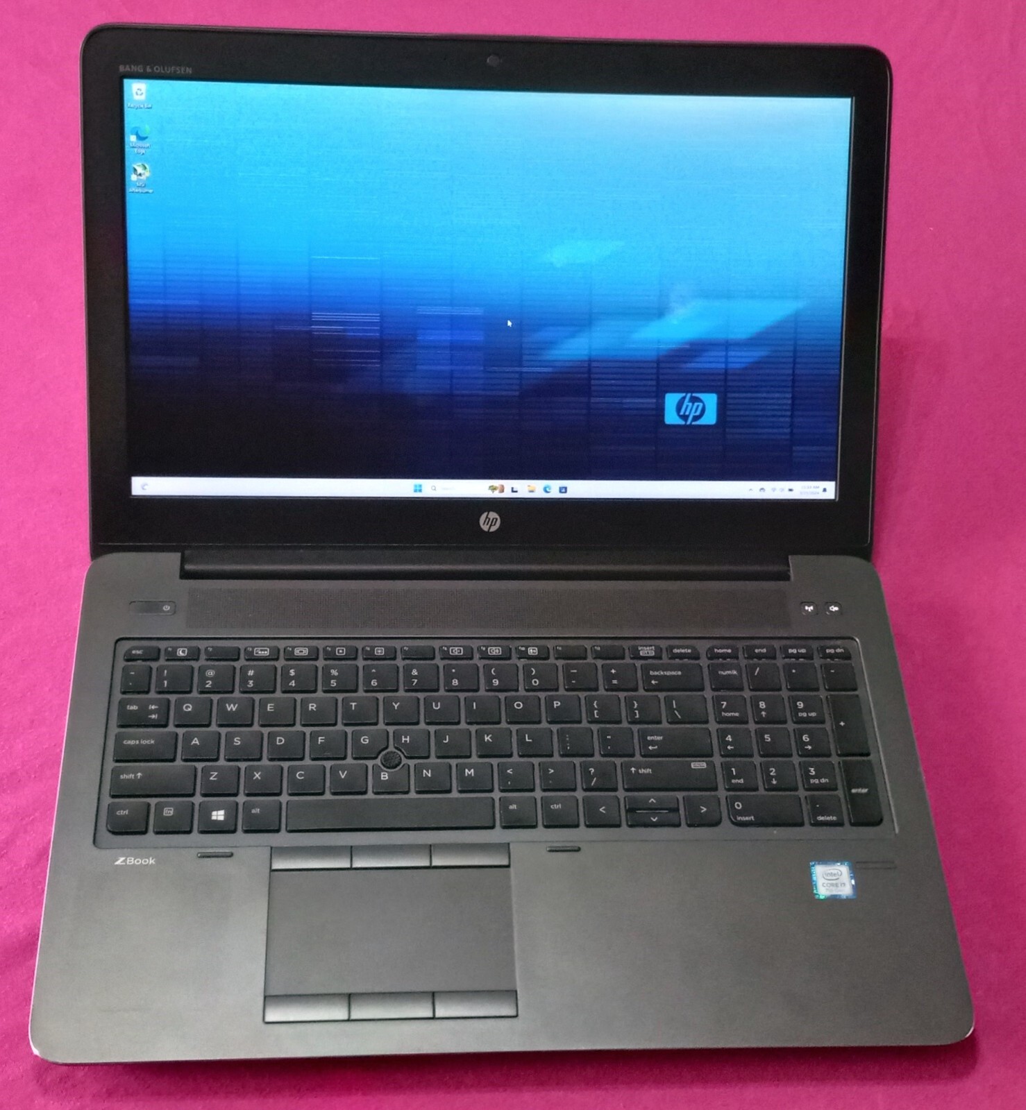 HP ZBook 15 G4 laptop I7-7700hq 2.8-3.8Ghz 16GB 1TB NVME NVIDIA M2200 AX200NGW