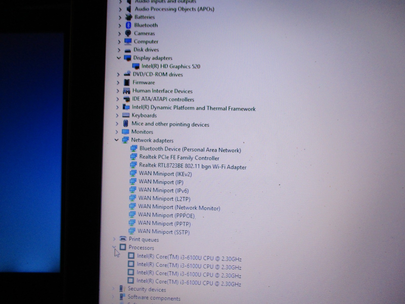 Hp 17-G205CY Intel Core i3-6100U 2.30 GHz 16GB RAM 500GB SSD WIN 11 HOME RARE!!