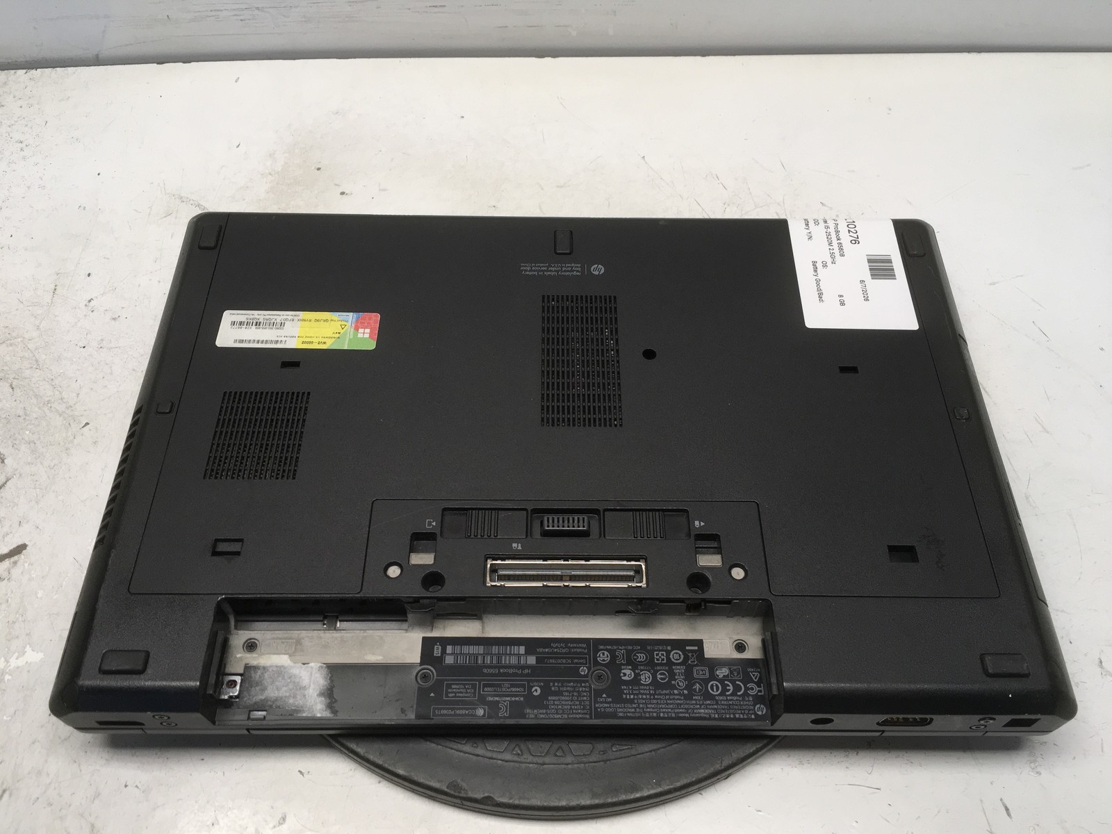 HP ProBook 6560B Intel i5-2520M 2.5GHz 8 GB NO HDD No Batt