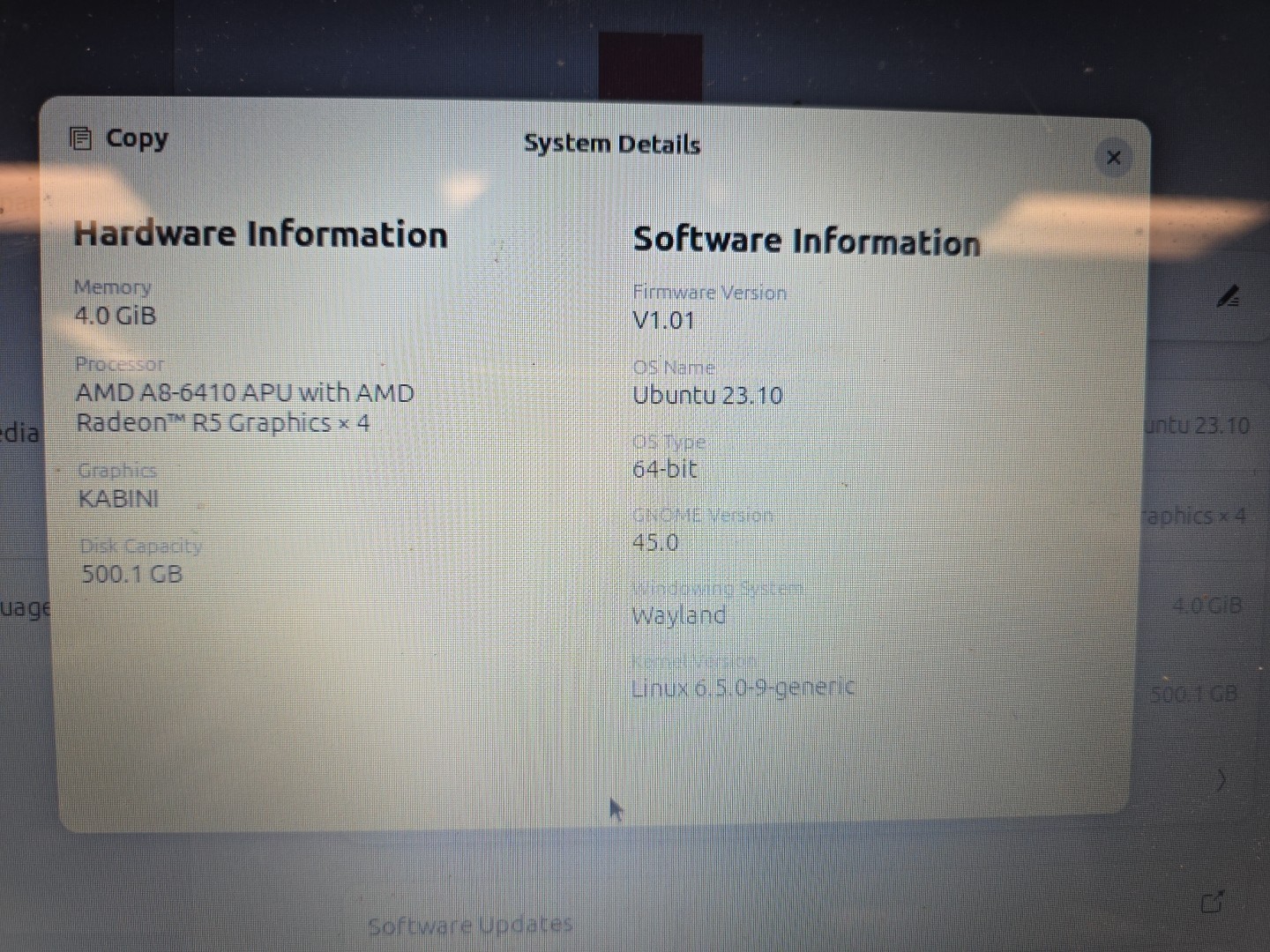 Acer Aspire E15 | 4GB RAM| 500GB HDD| Laptop| UBUNTU