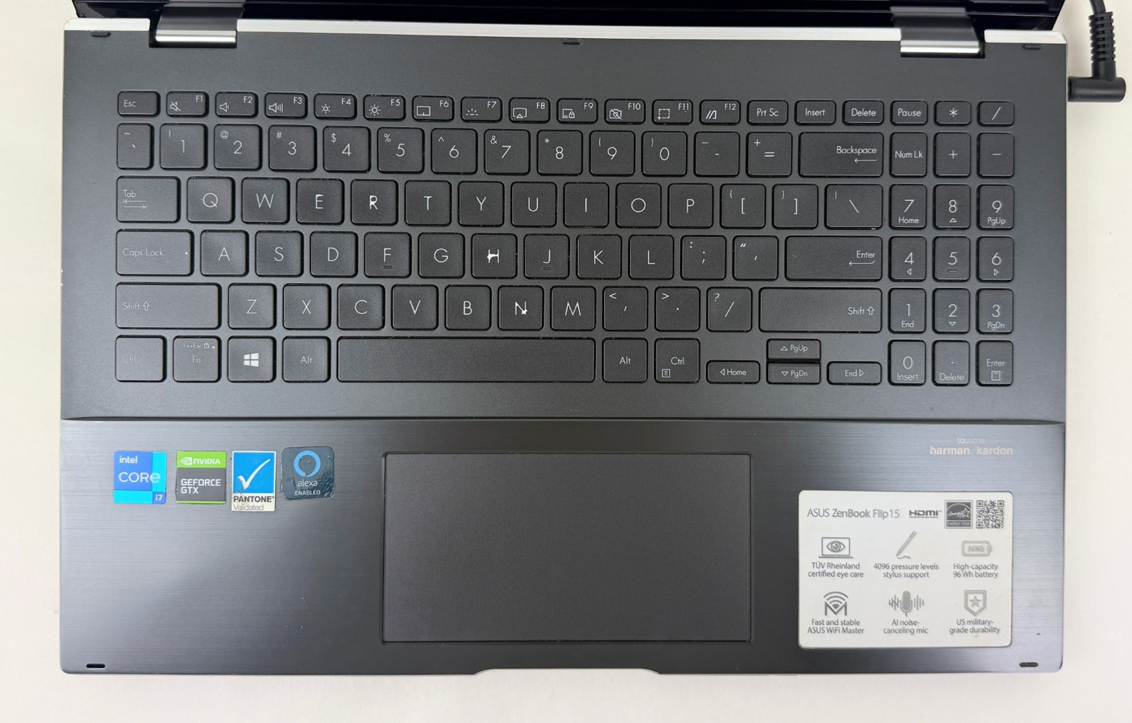 ASUS ZenBook Flip 15 15.6″ Touch i7-1165G7 16GB 1TB GTX 1650Ti W11H – Read Issue