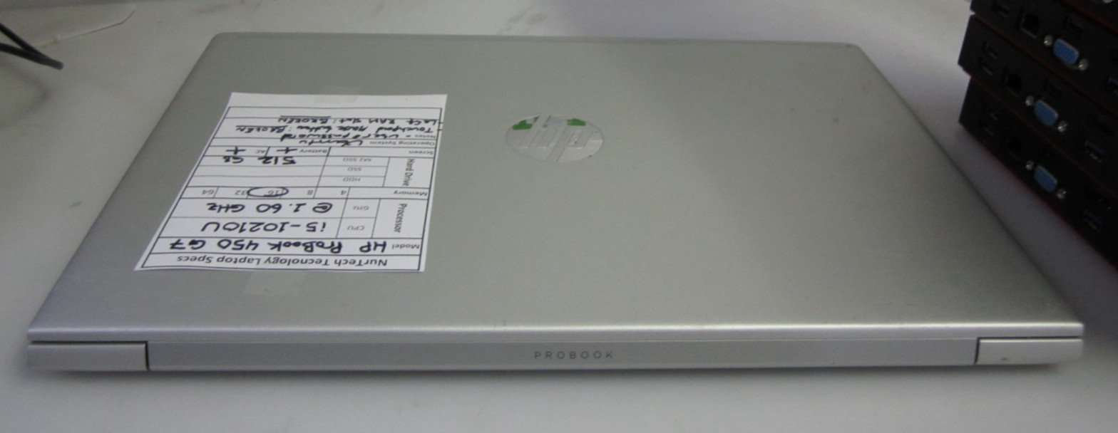 HP ProBook 450 G7 i5-10210U 1.6GHz 16GB 512GB M2SSD UBUNTU Laptop + AC READ