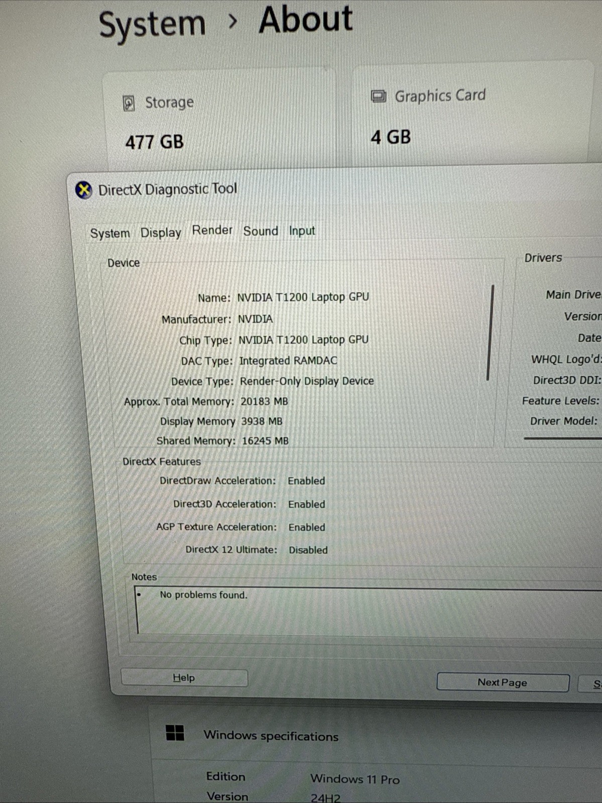 Dell Precision 5560 15.6″ FHD+ 2.5 GHz i7-11850H 32GB 512GB – Nvidia T1200