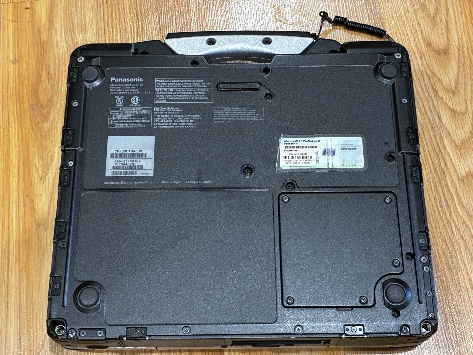 Panasonic Toughbook CF-30 MK1 | 3GB RAM | 120GB SSD | Win XP SP3 | No AC⁠