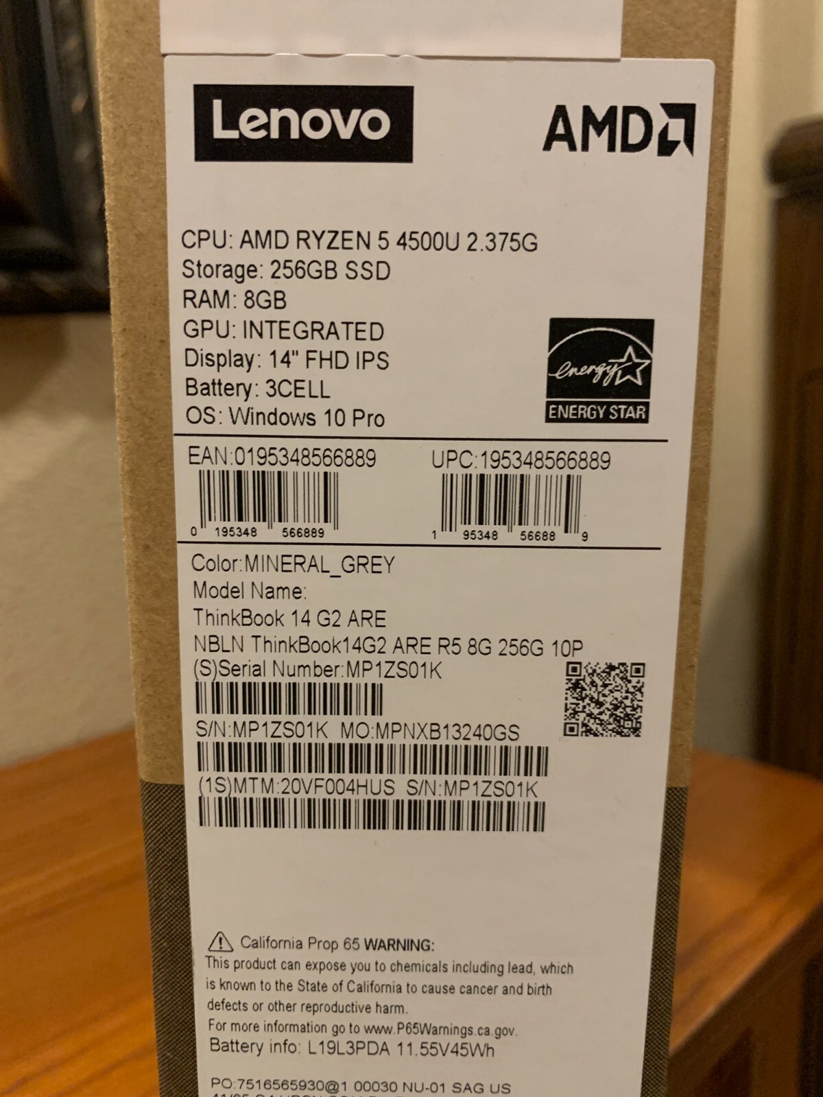 Lenovo Thinkbook 14 G2 AMD Brand New Sealed in Box