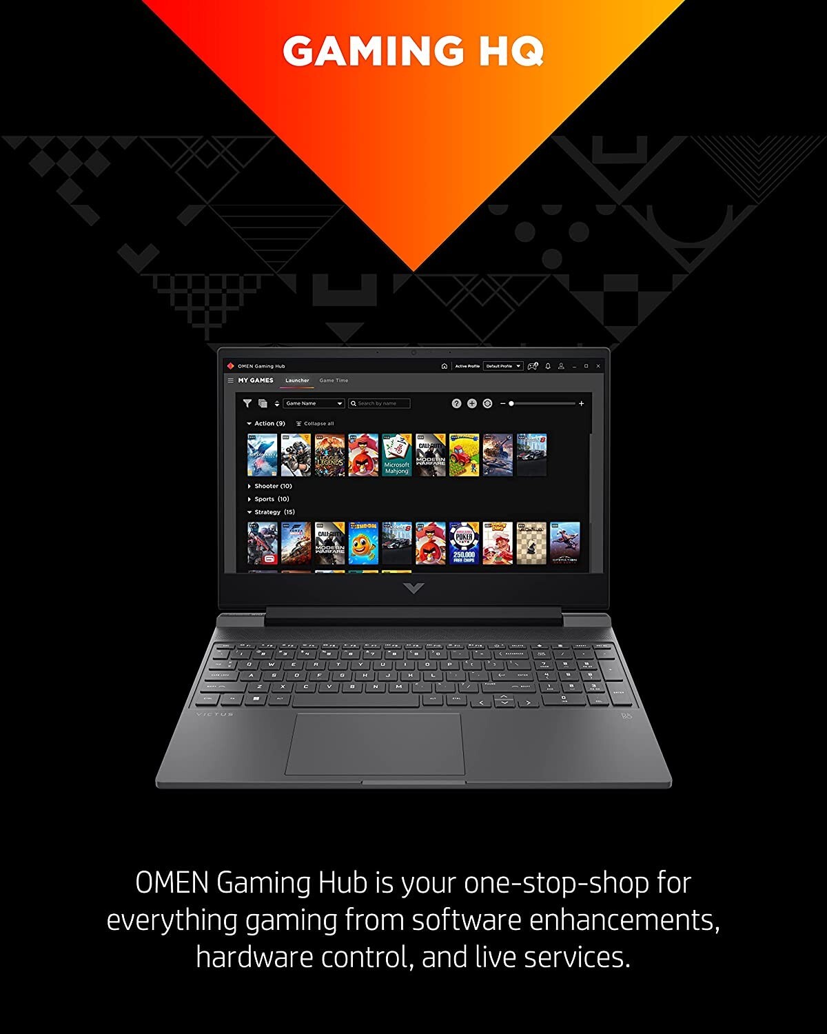 HP Victus 15.6″ Gaming Laptop PC, NVIDIA GeForce RTX 3050 Ti, AMD Ryzen 7 5800H,
