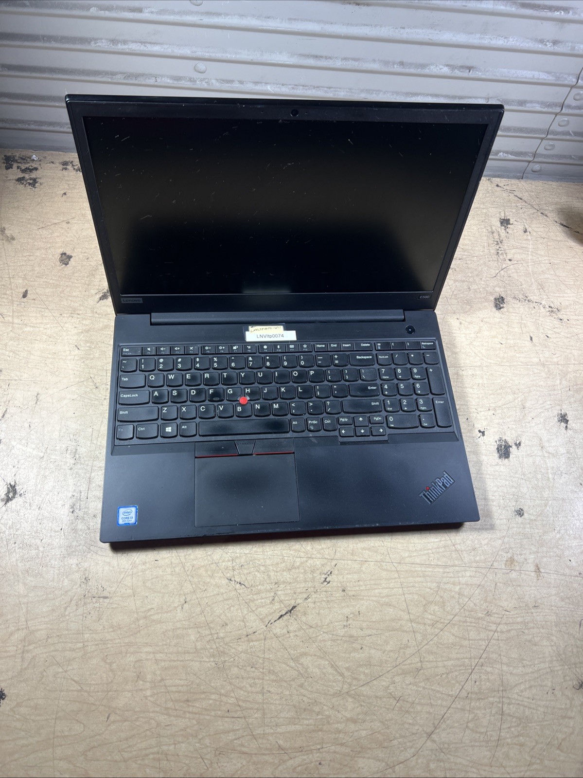 THINKPAD LENOVO E590 INTEL CORE I3-8145U 2.10GHZ 8GB RAM **NO HD/ NO CADDIE